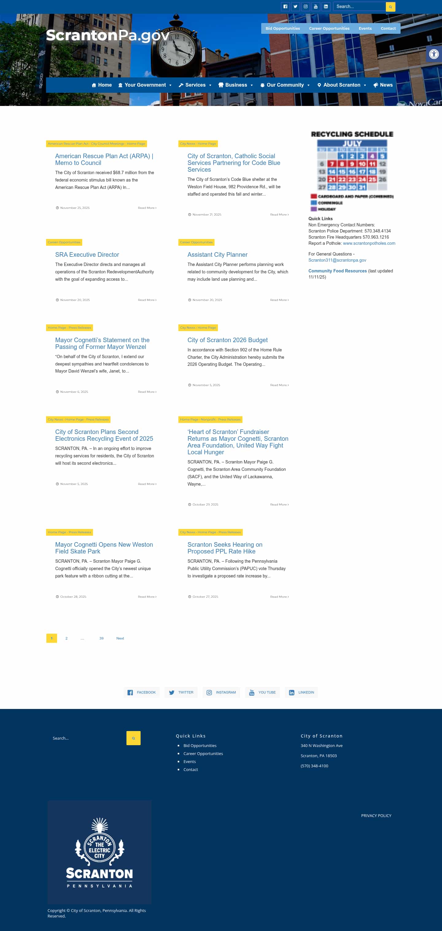 Latest website image capture