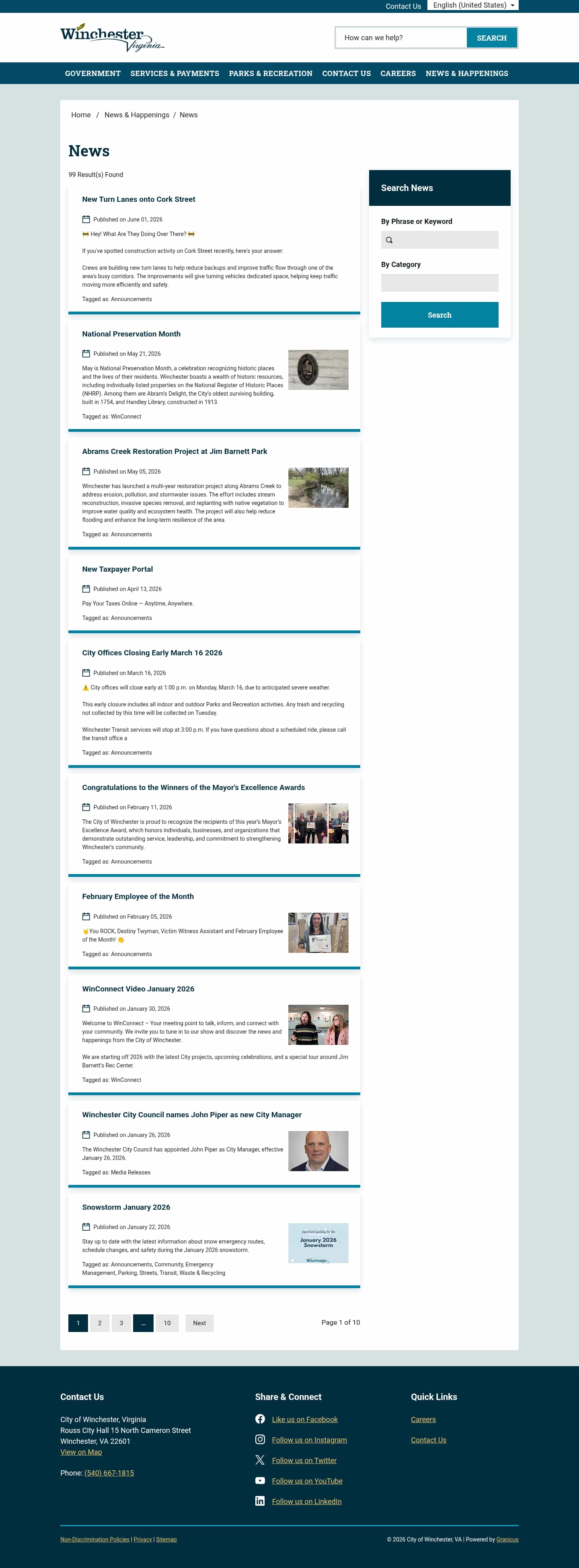 Latest website image capture