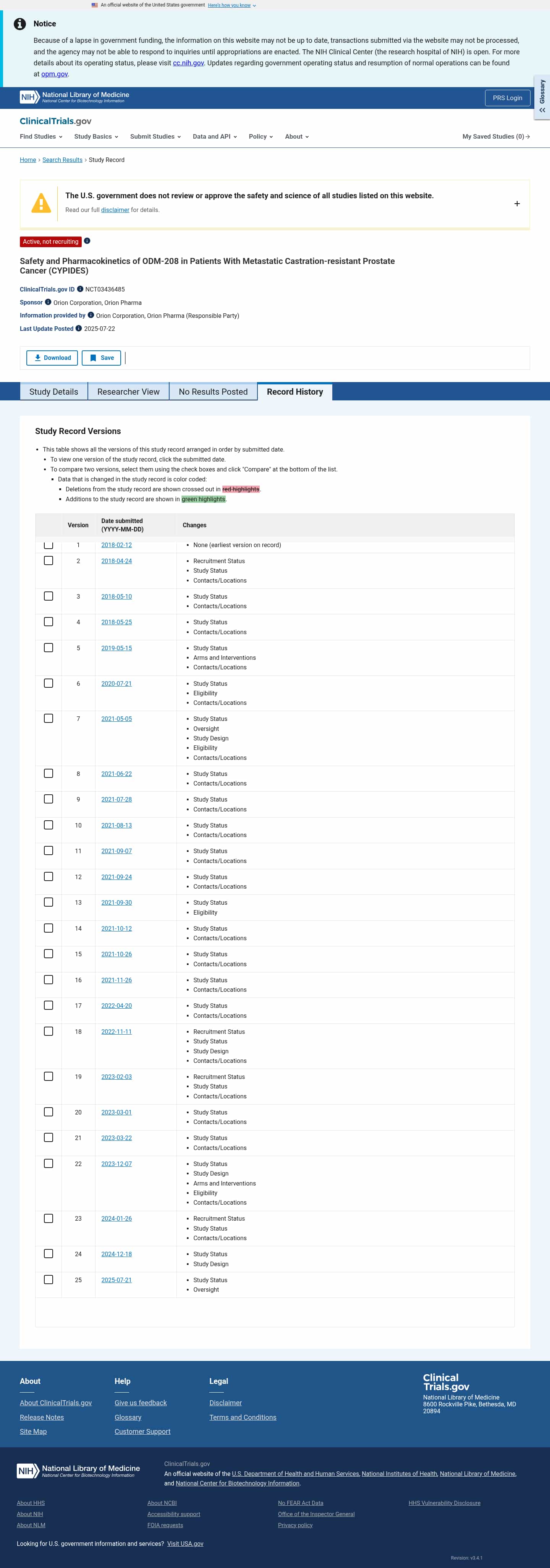 Latest website image capture