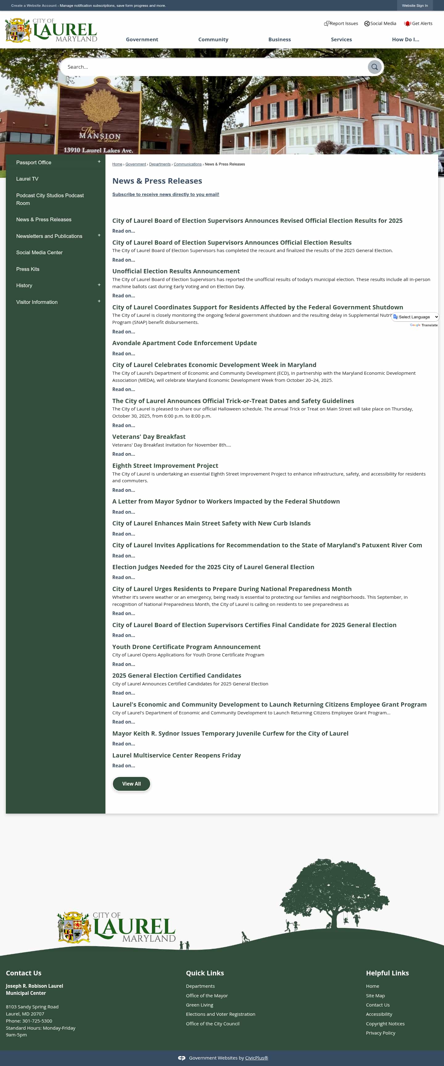 Latest website image capture