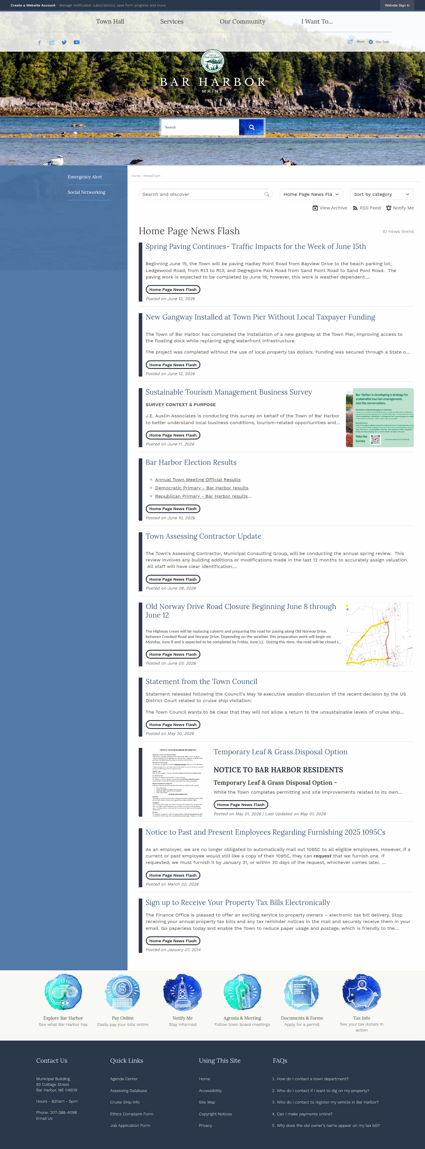 Latest website image capture