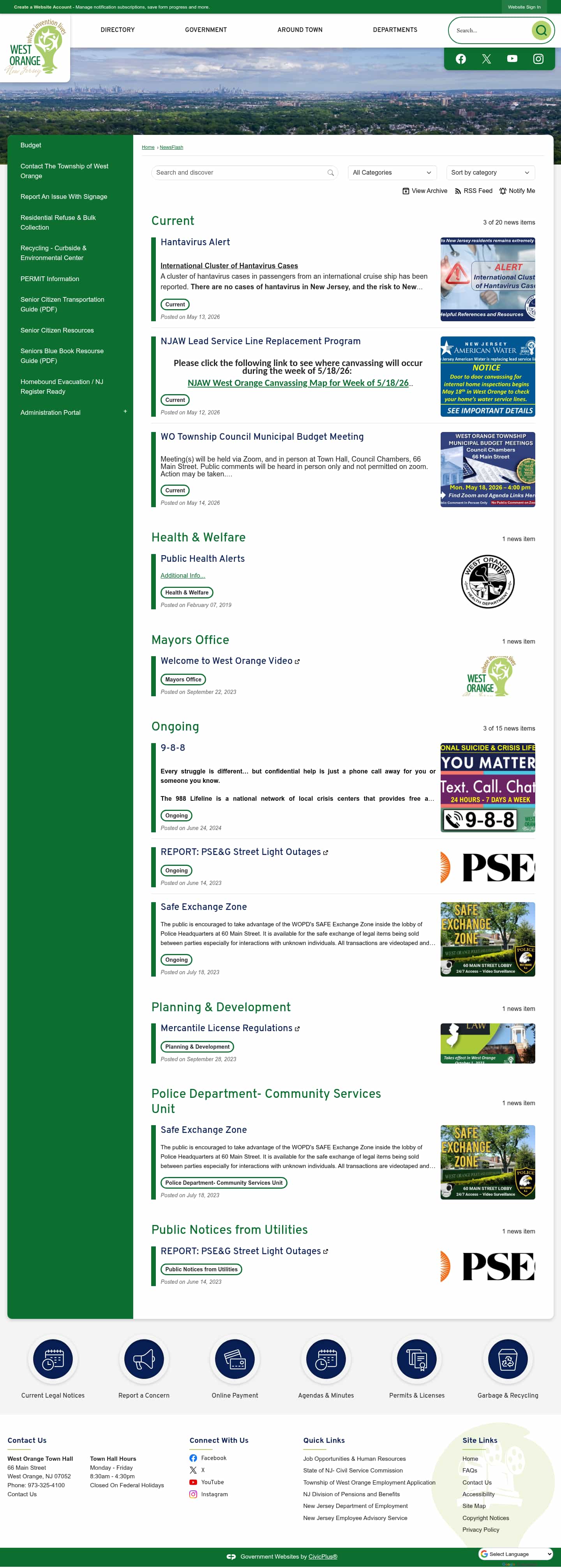 Latest website image capture