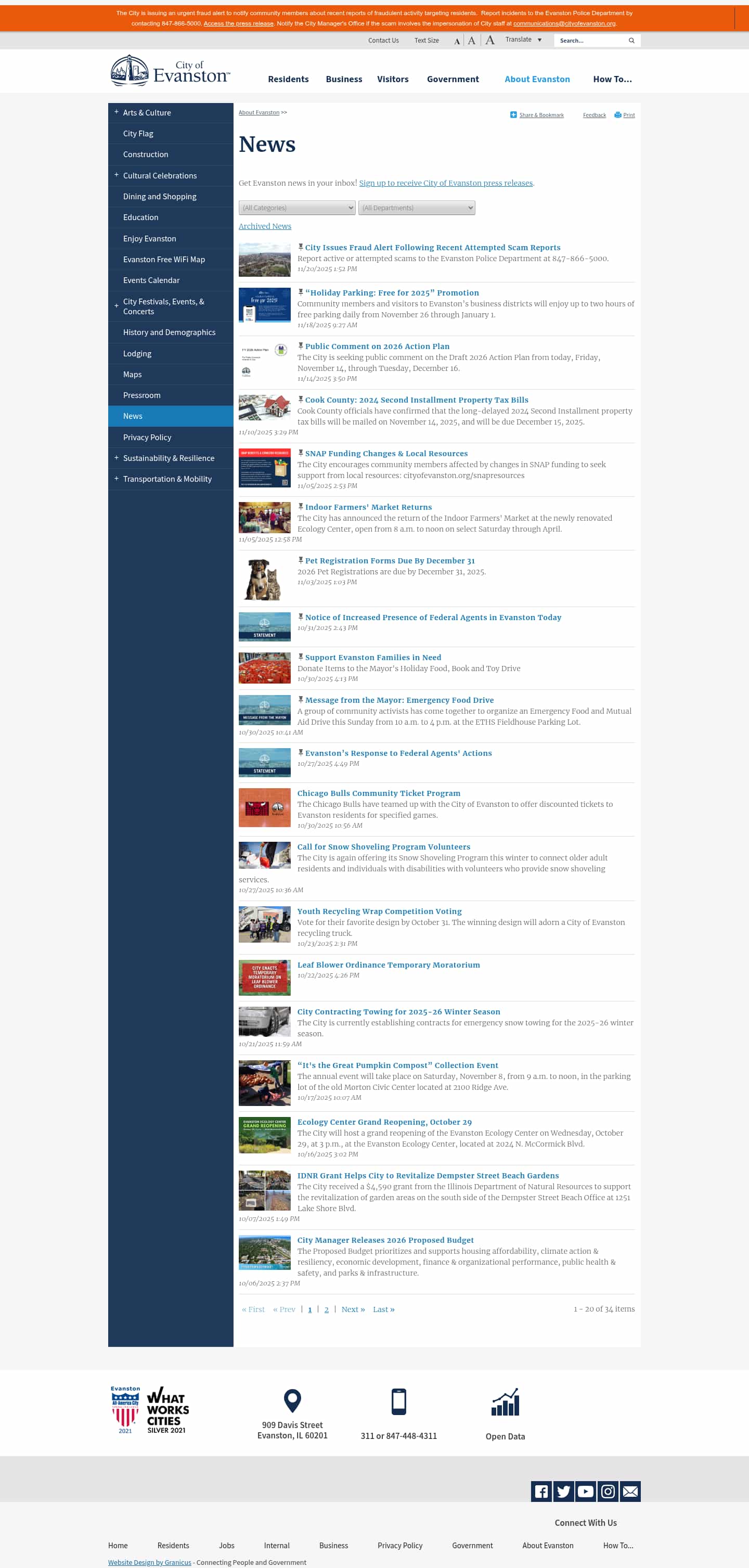 Latest website image capture