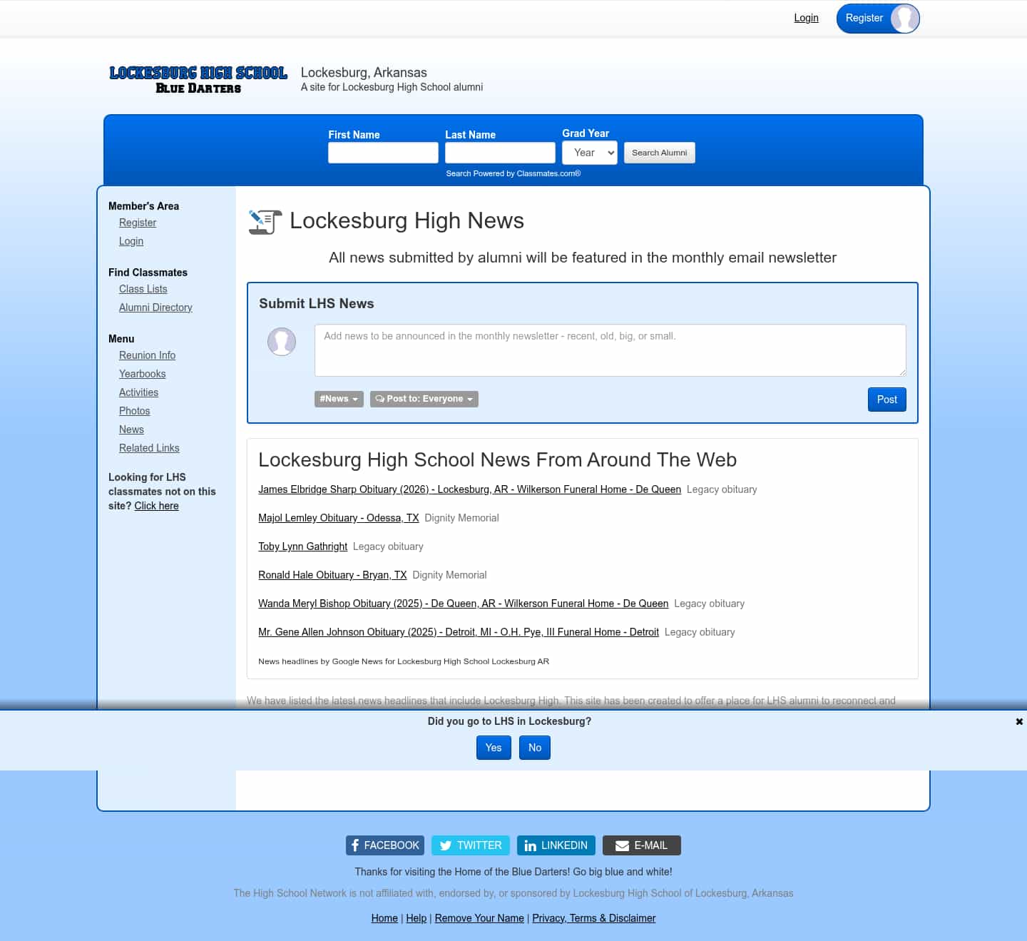 Latest website image capture
