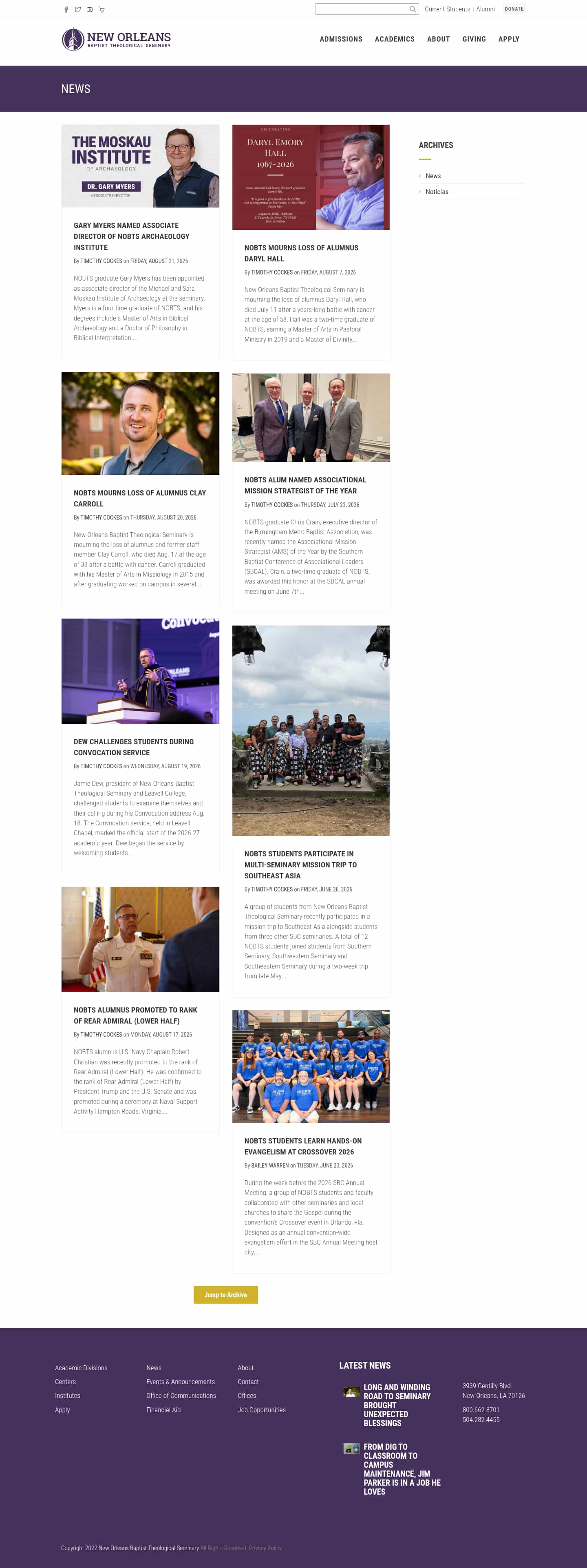 Latest website image capture