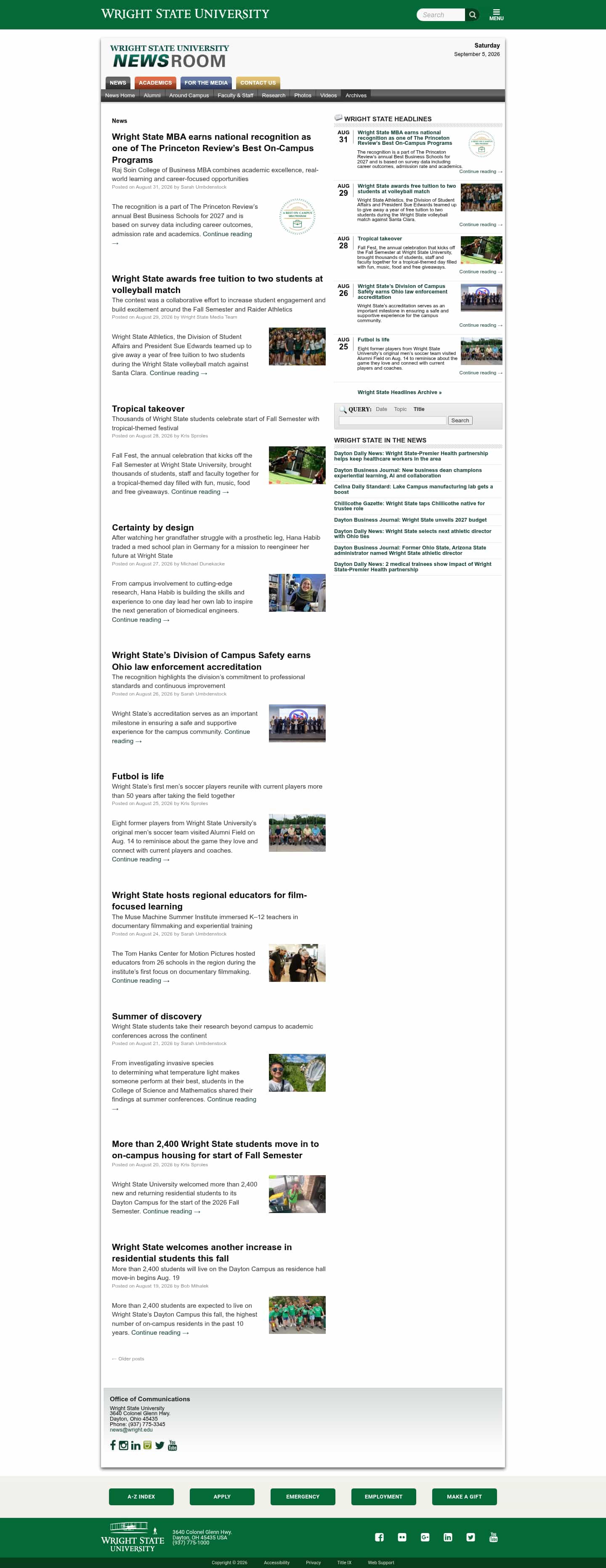 Latest website image capture