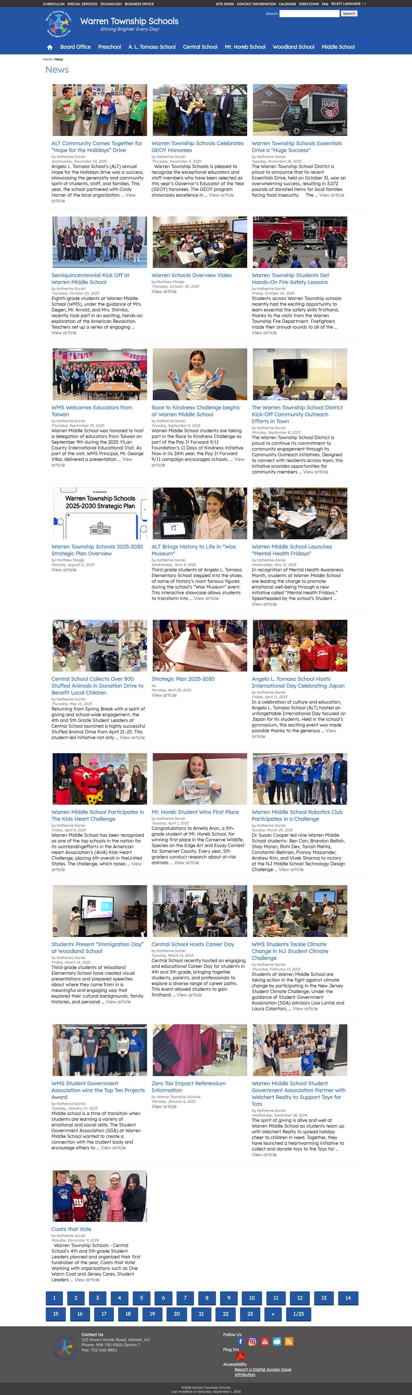 Latest website image capture