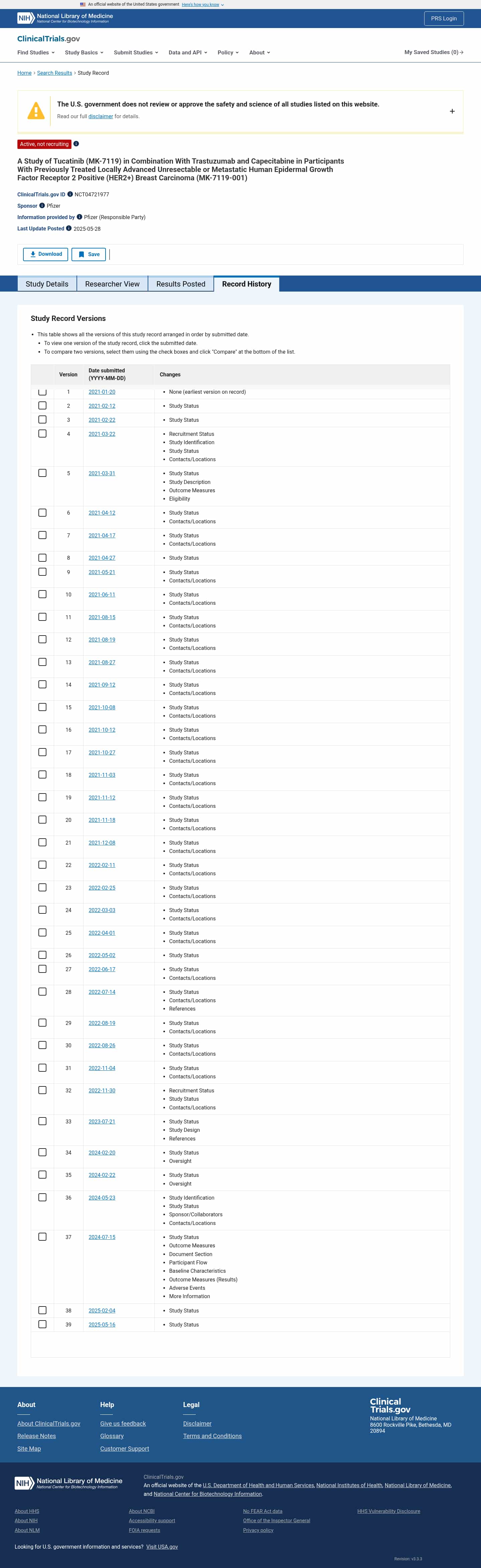 Latest website image capture