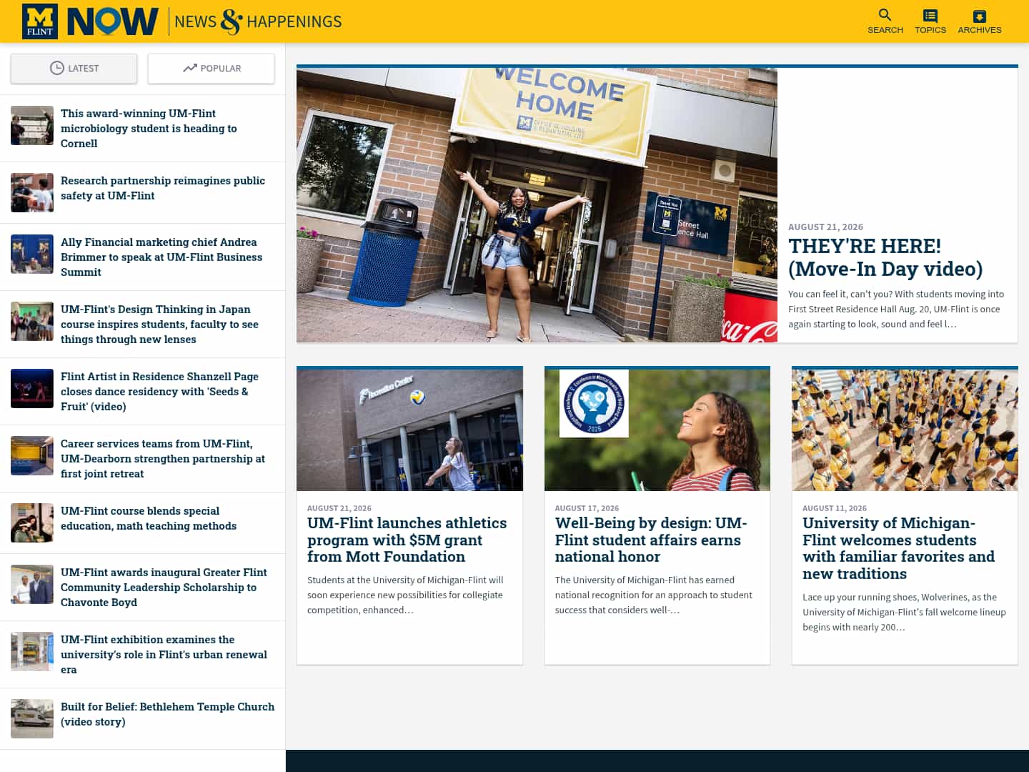 Latest website image capture