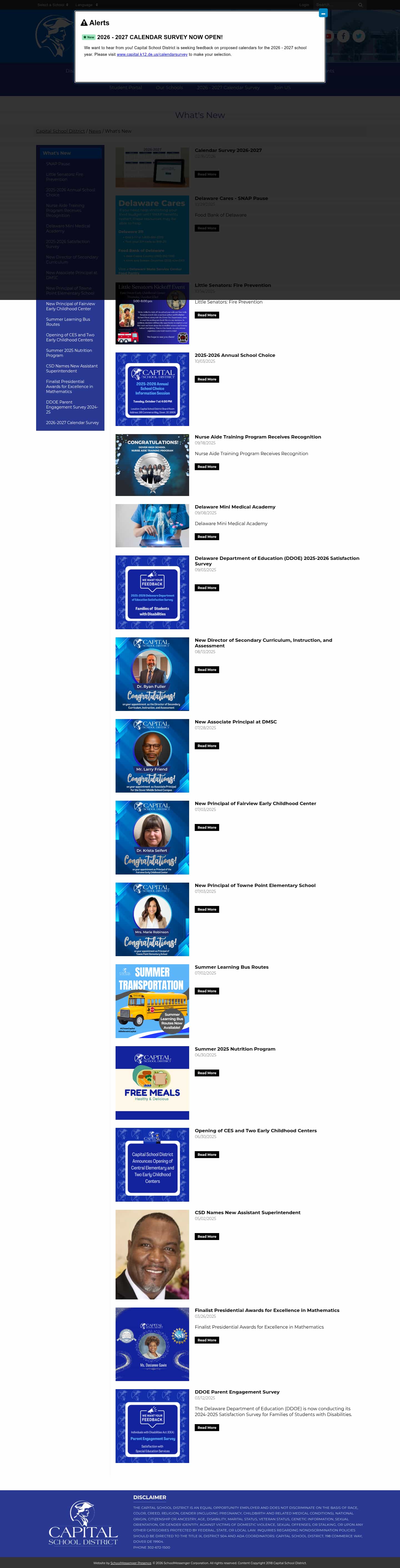 Latest website image capture