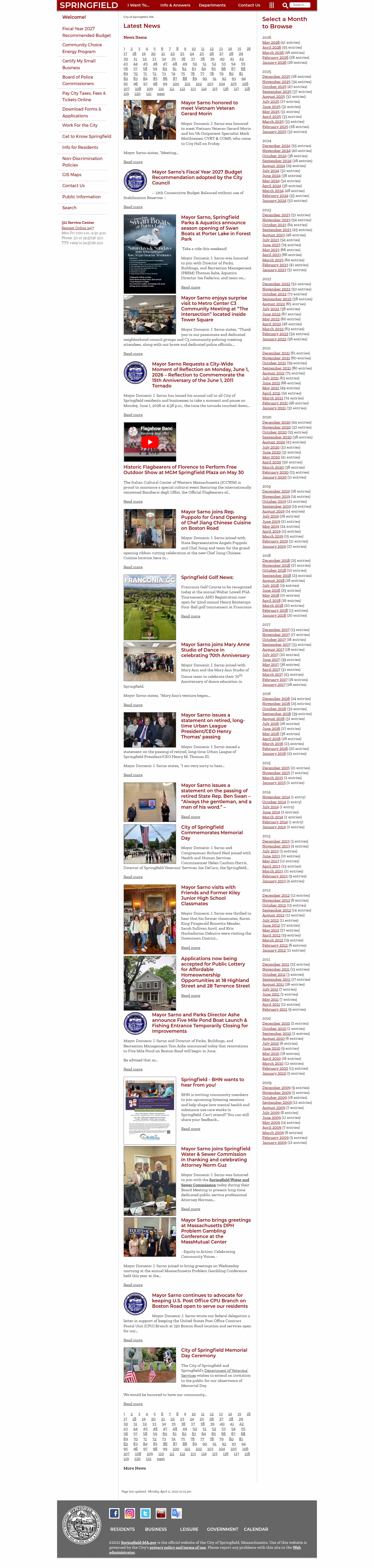 Latest website image capture