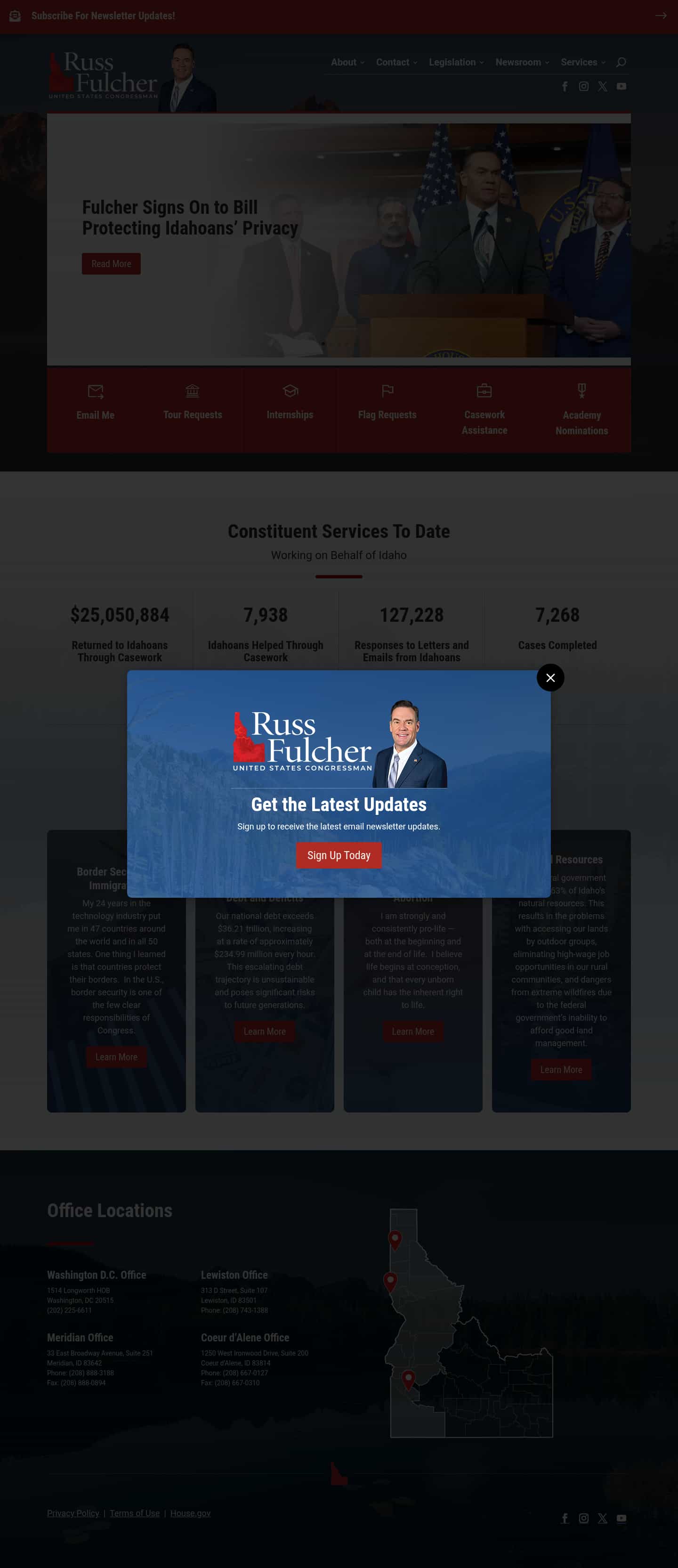 Latest website image capture