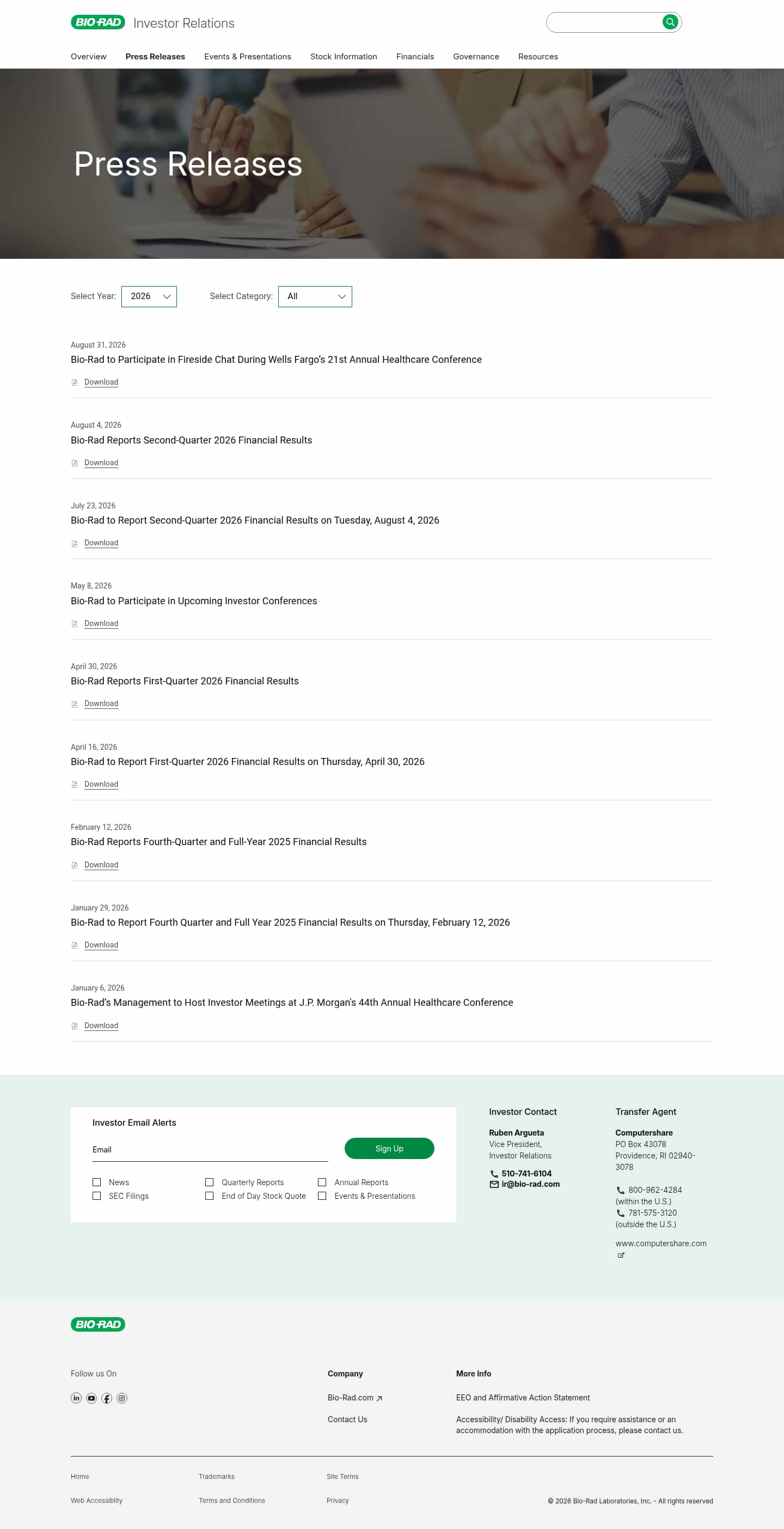 Latest website image capture