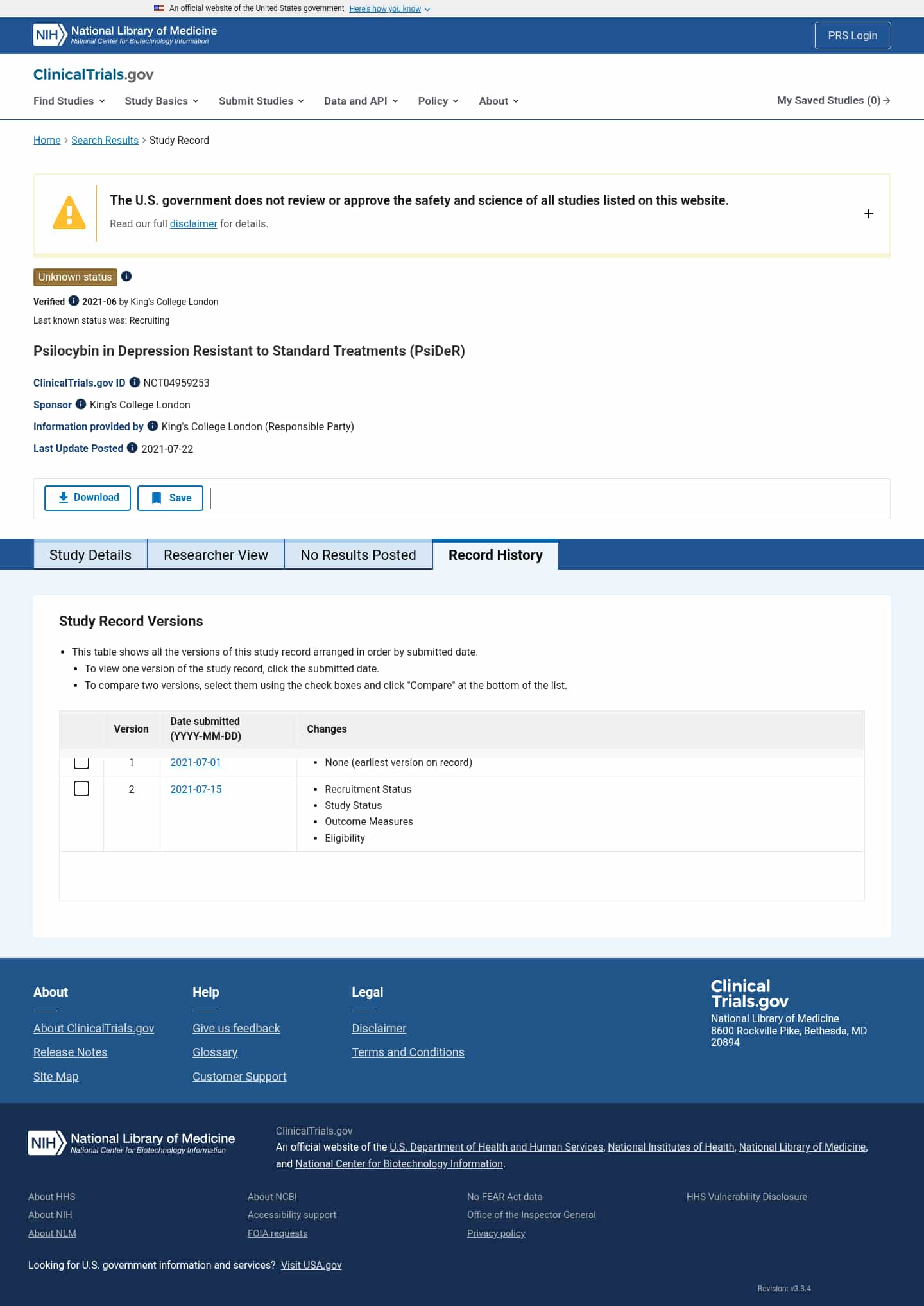 Latest website image capture