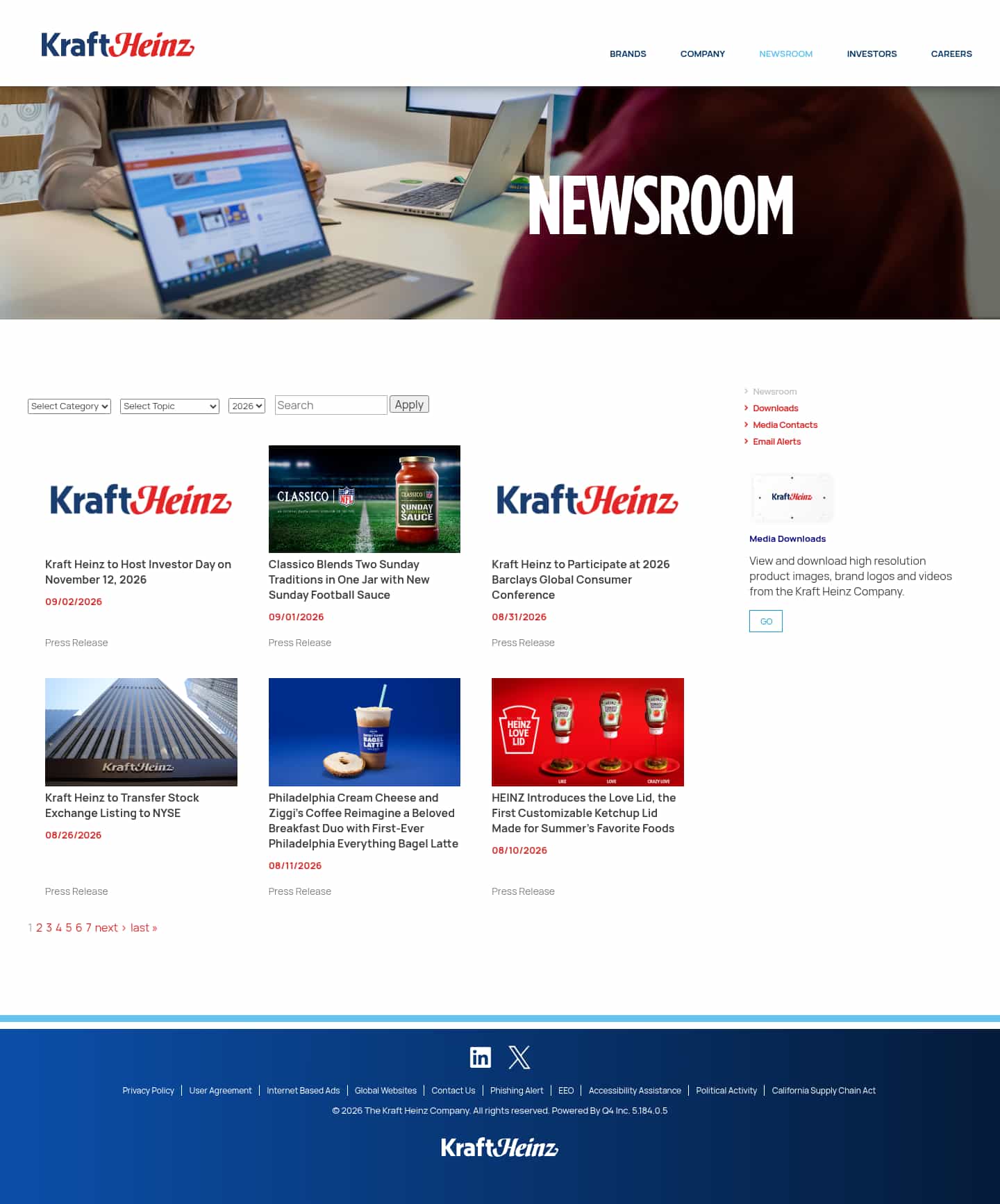 Latest website image capture