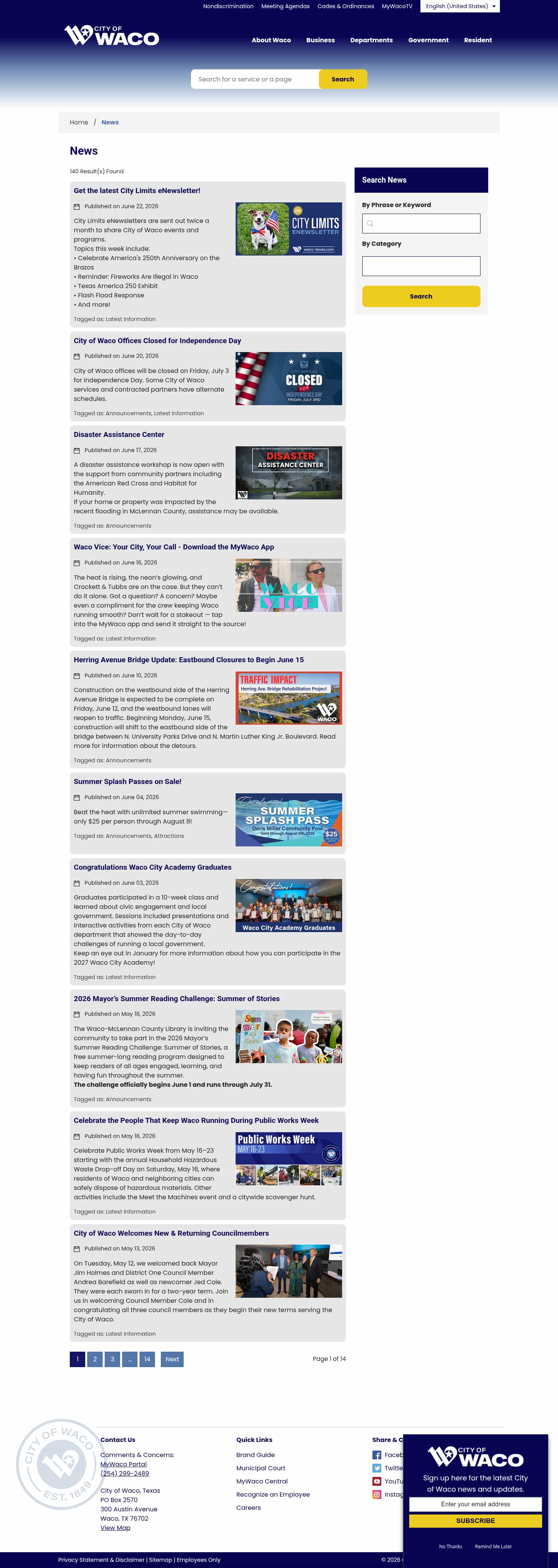 Latest website image capture