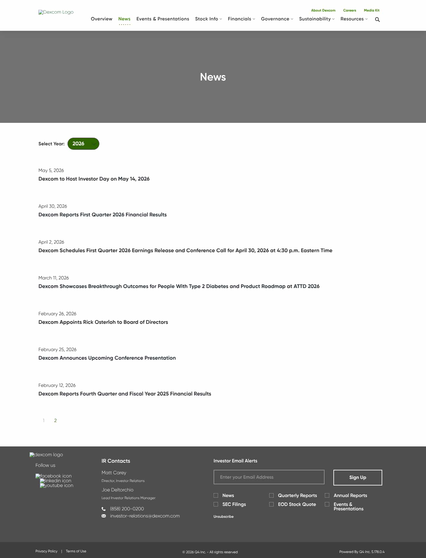 Latest website image capture