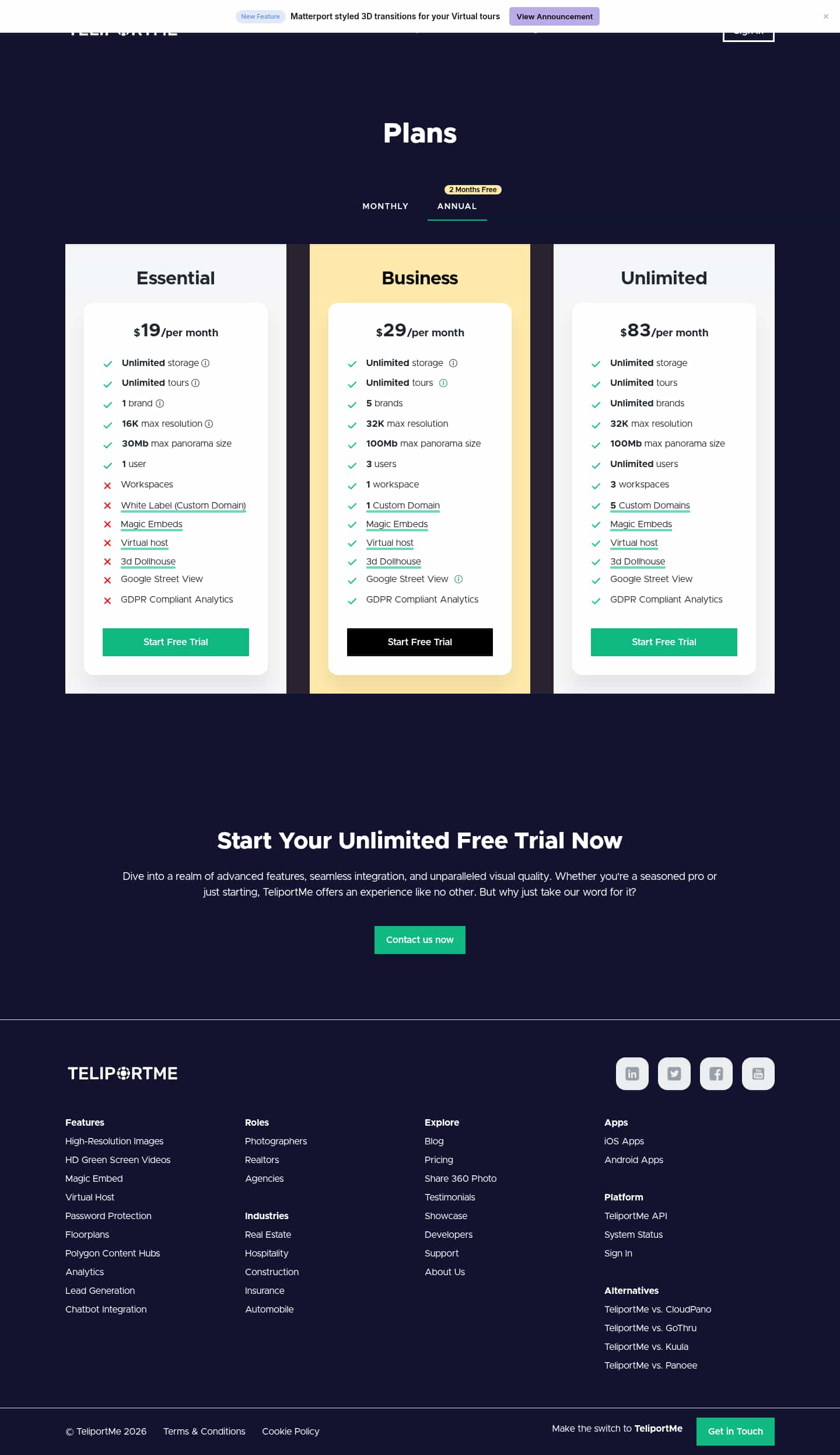 Latest website image capture