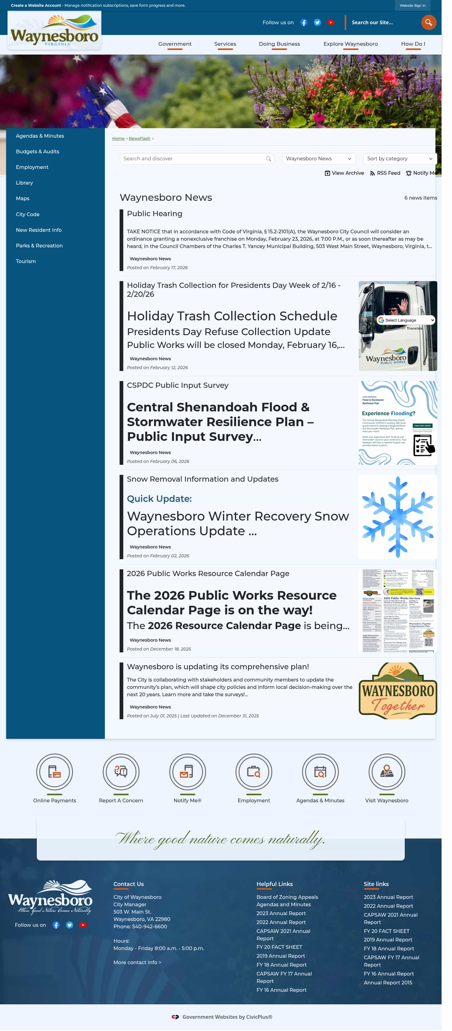 Latest website image capture