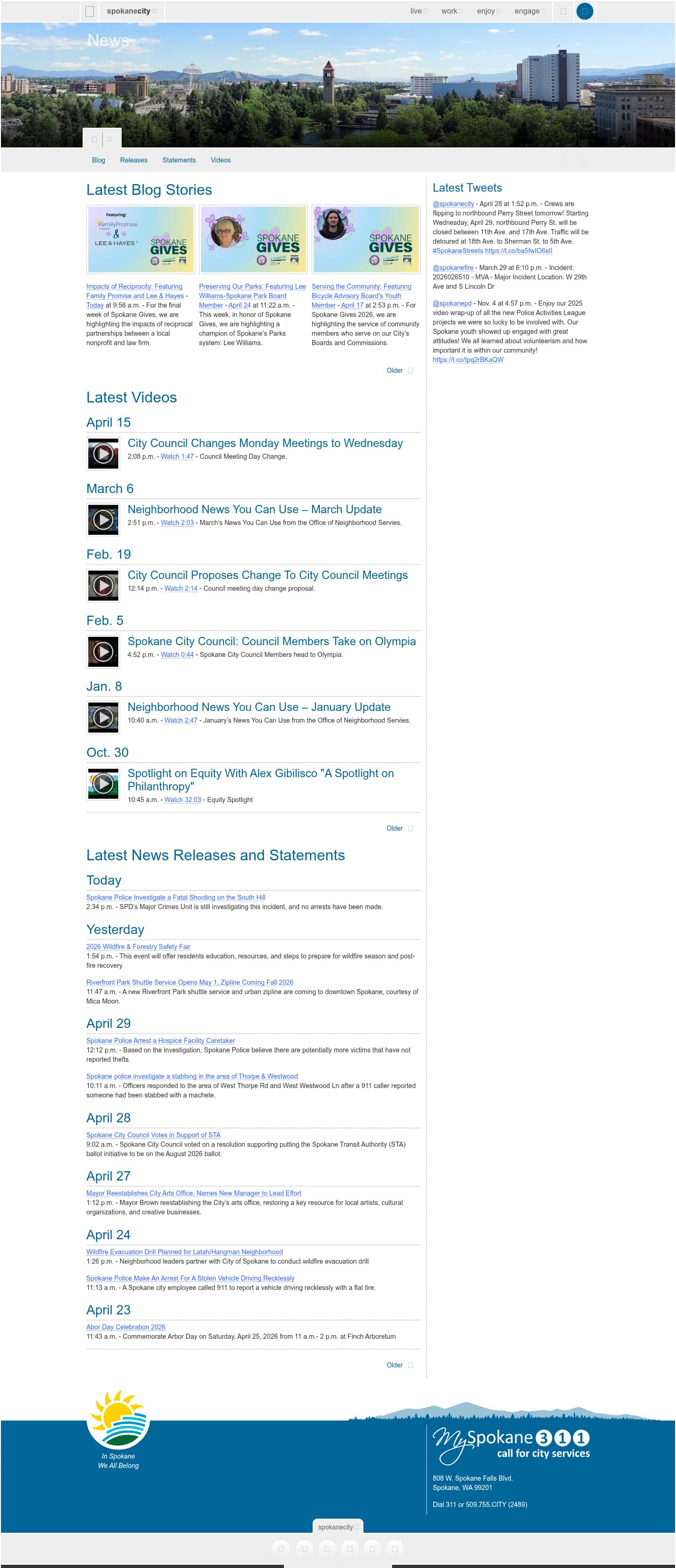 Latest website image capture