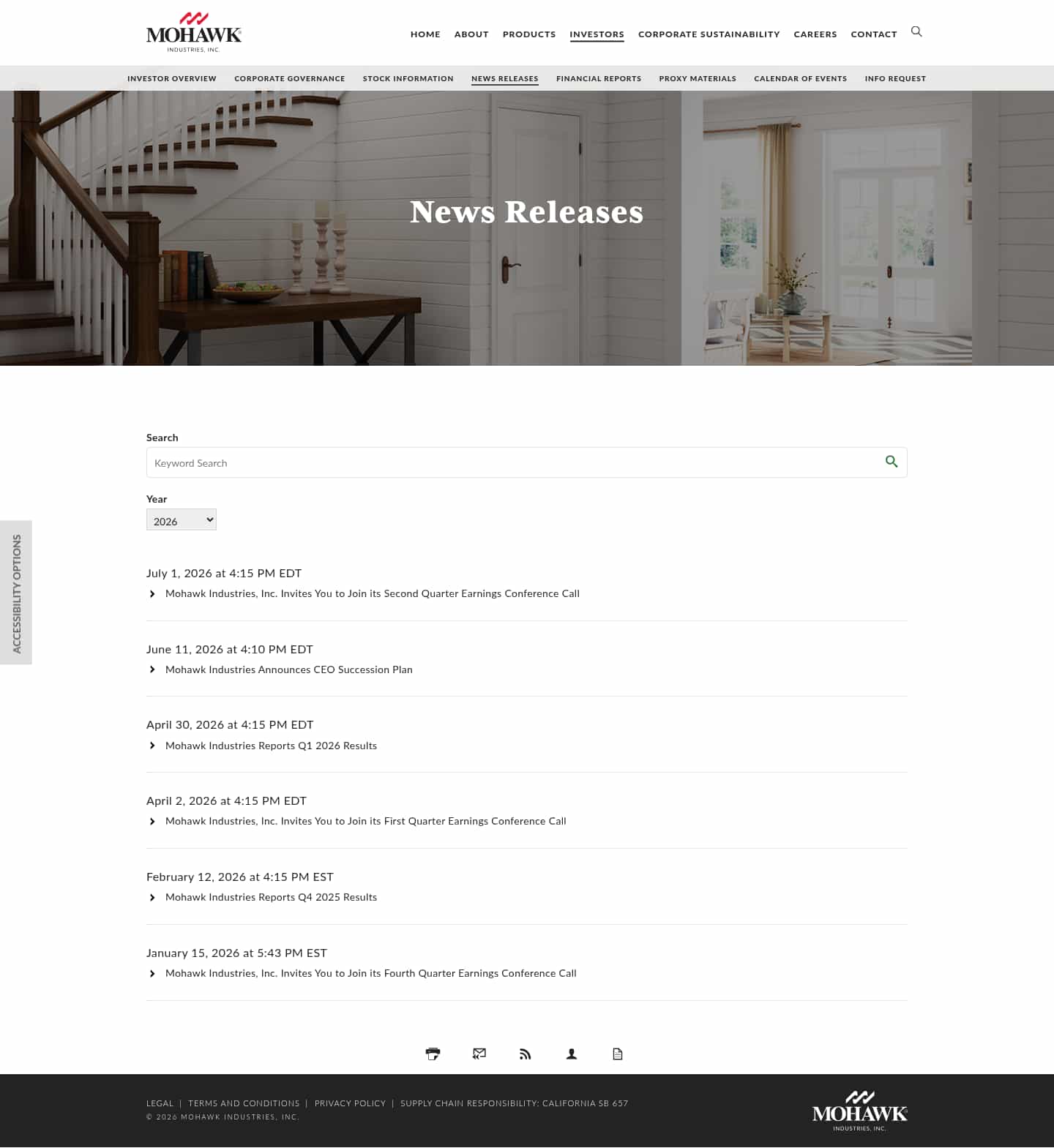 Latest website image capture