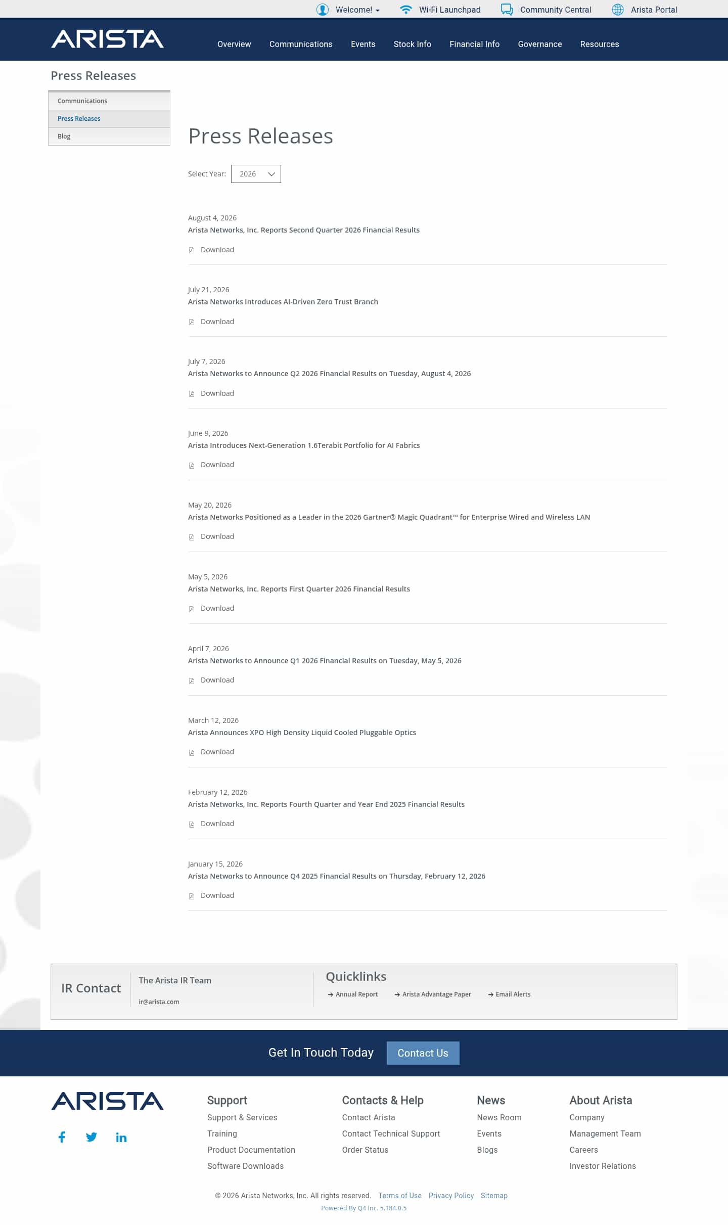 Latest website image capture