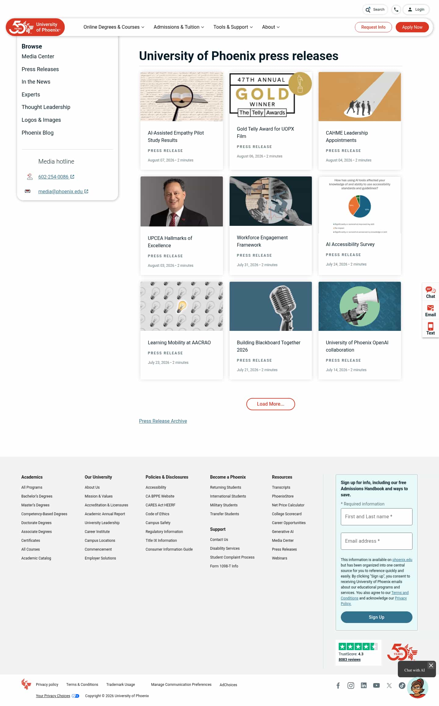 Latest website image capture