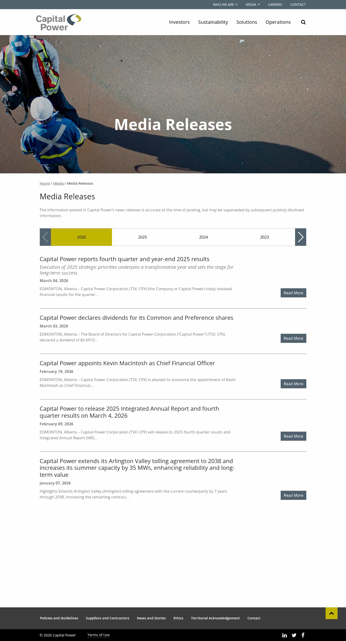 Latest website image capture