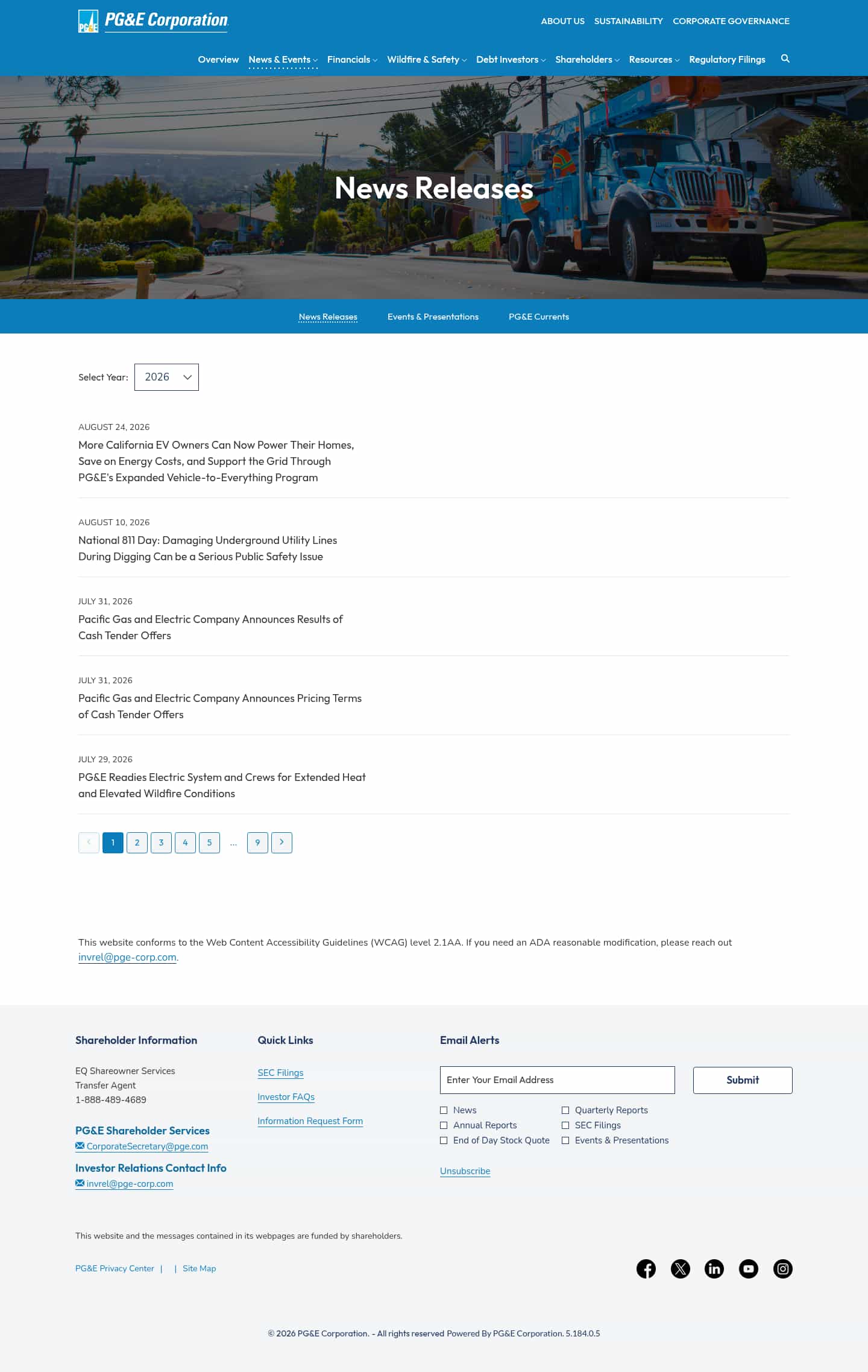 Latest website image capture
