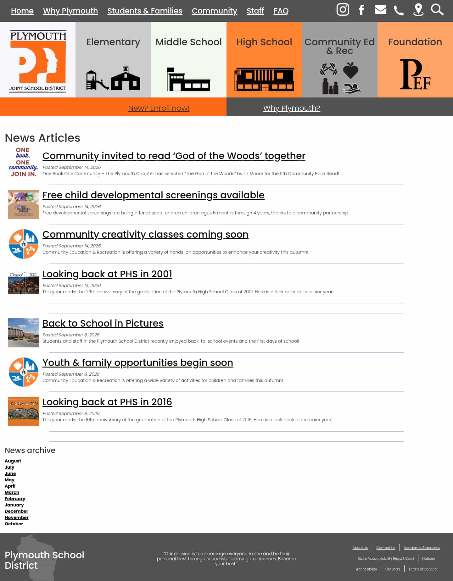 Latest website image capture