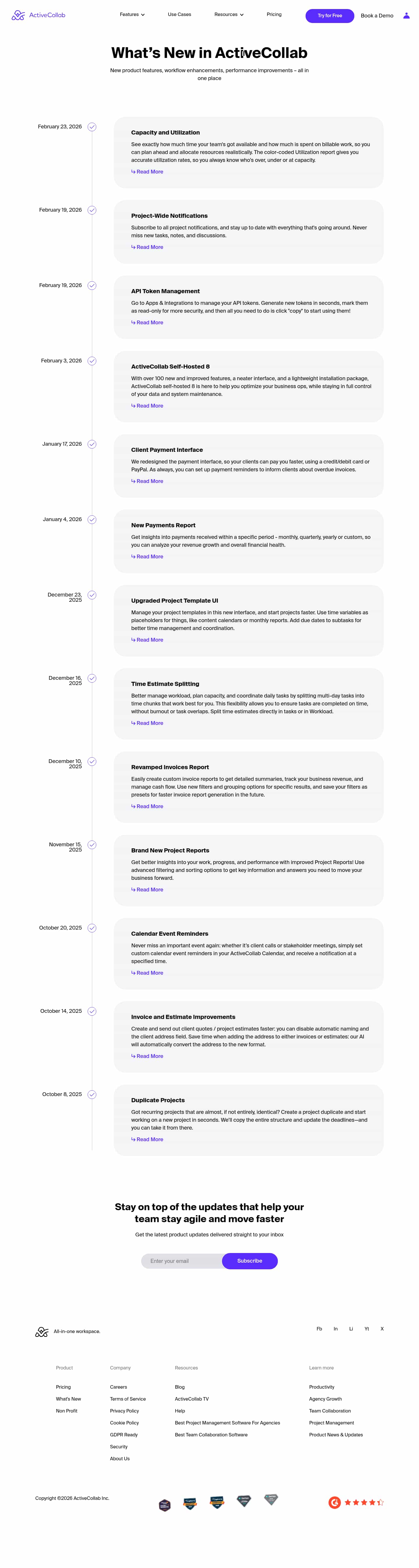 Latest website image capture