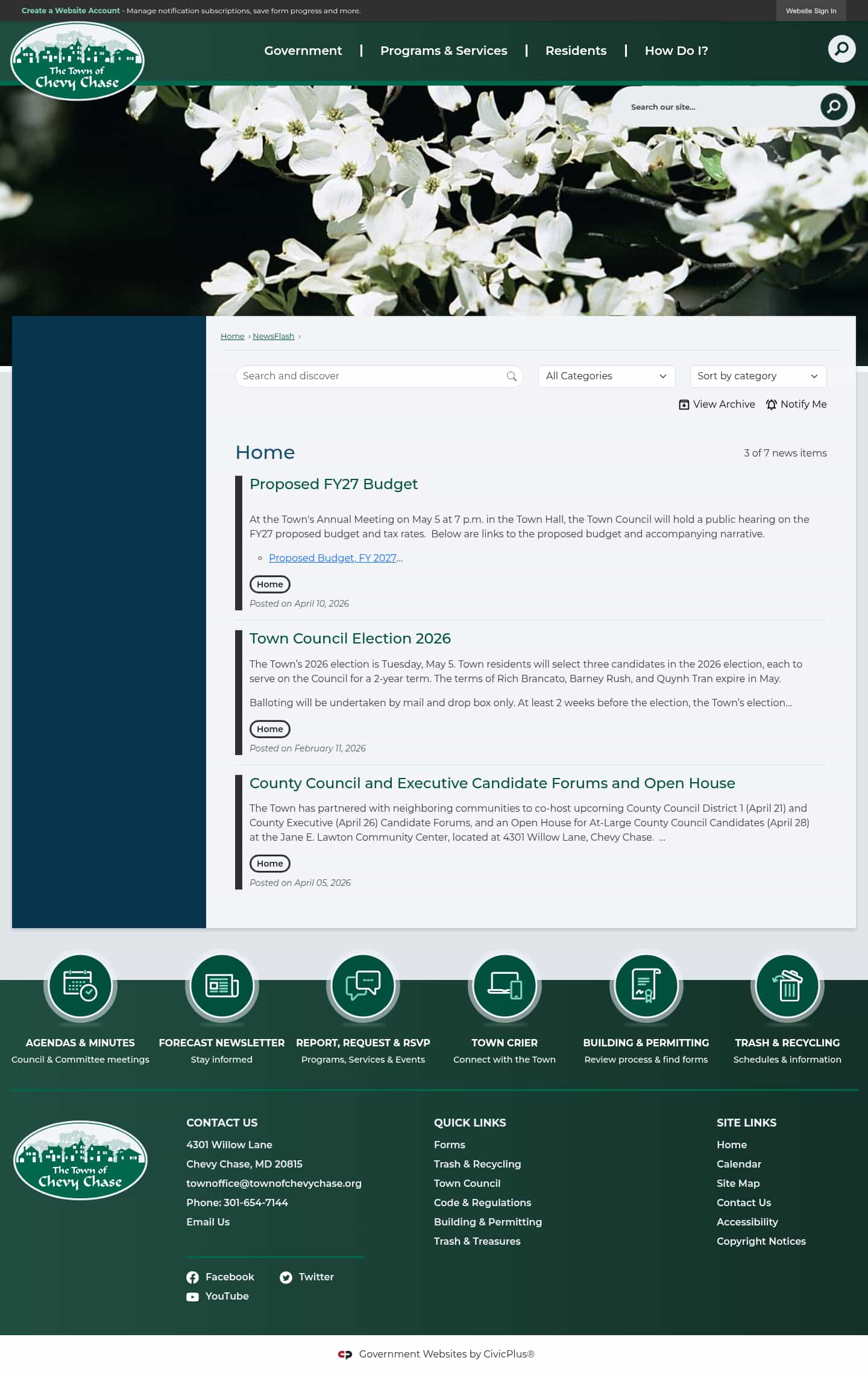 Latest website image capture