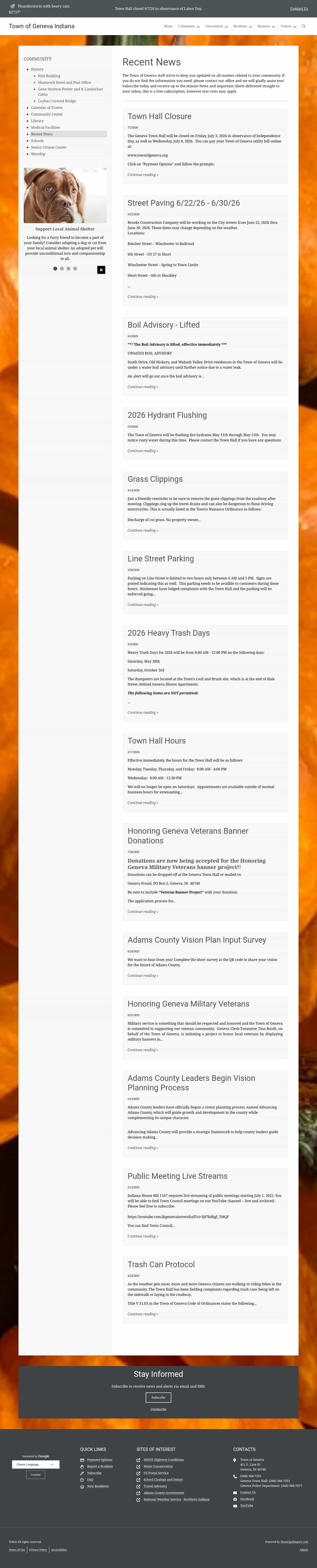 Latest website image capture