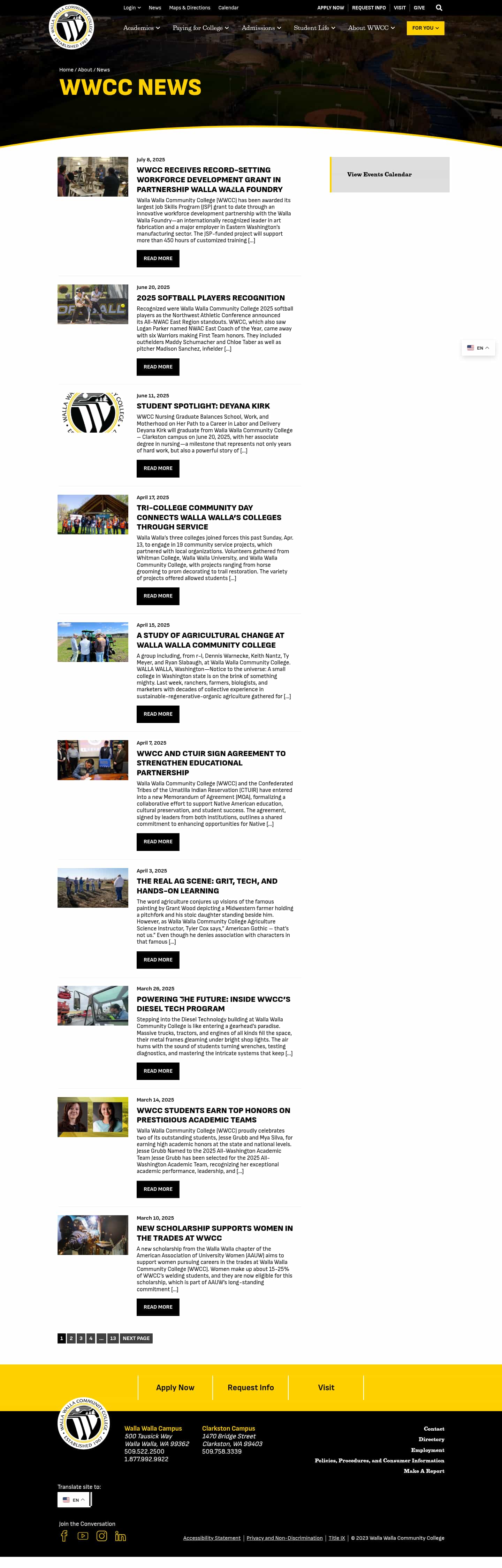 Latest website image capture