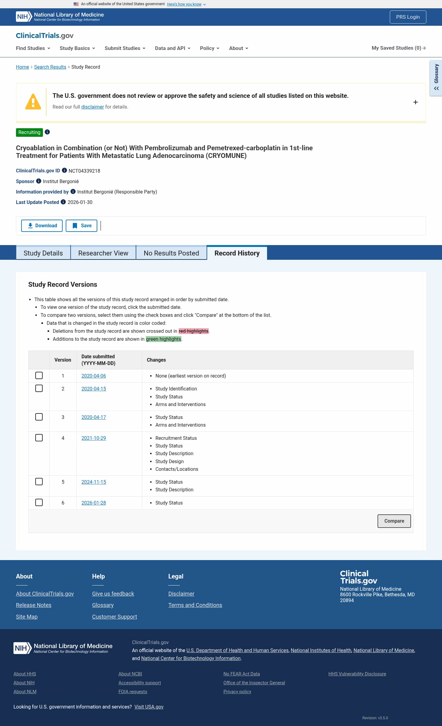 Latest website image capture