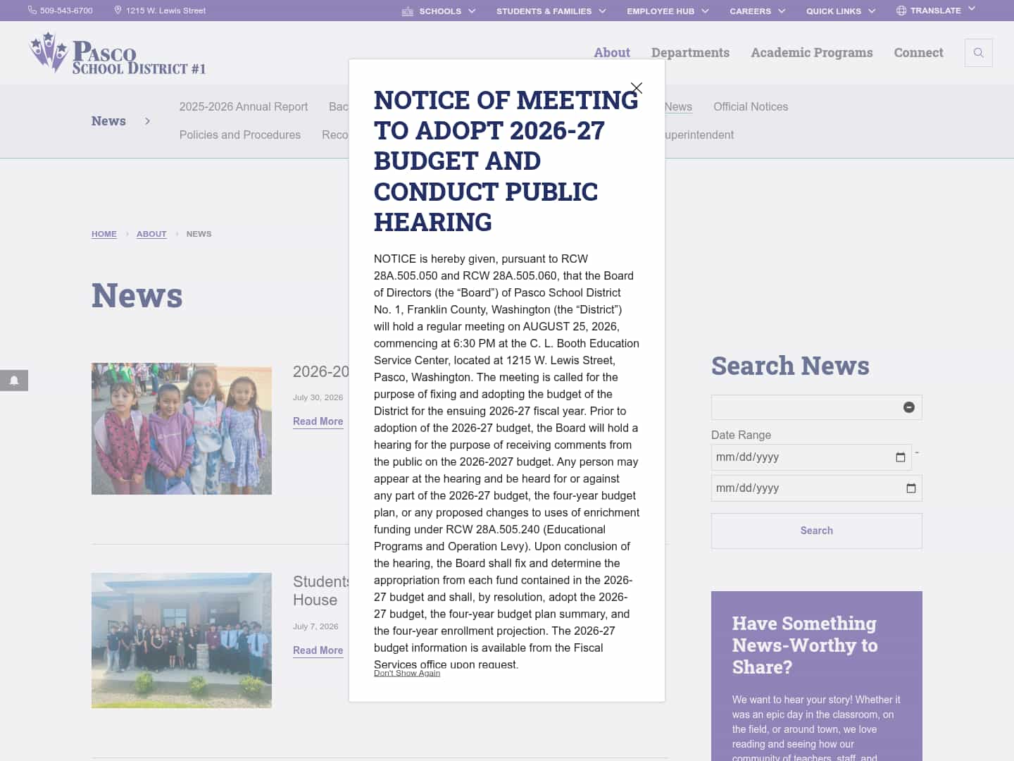 Latest website image capture
