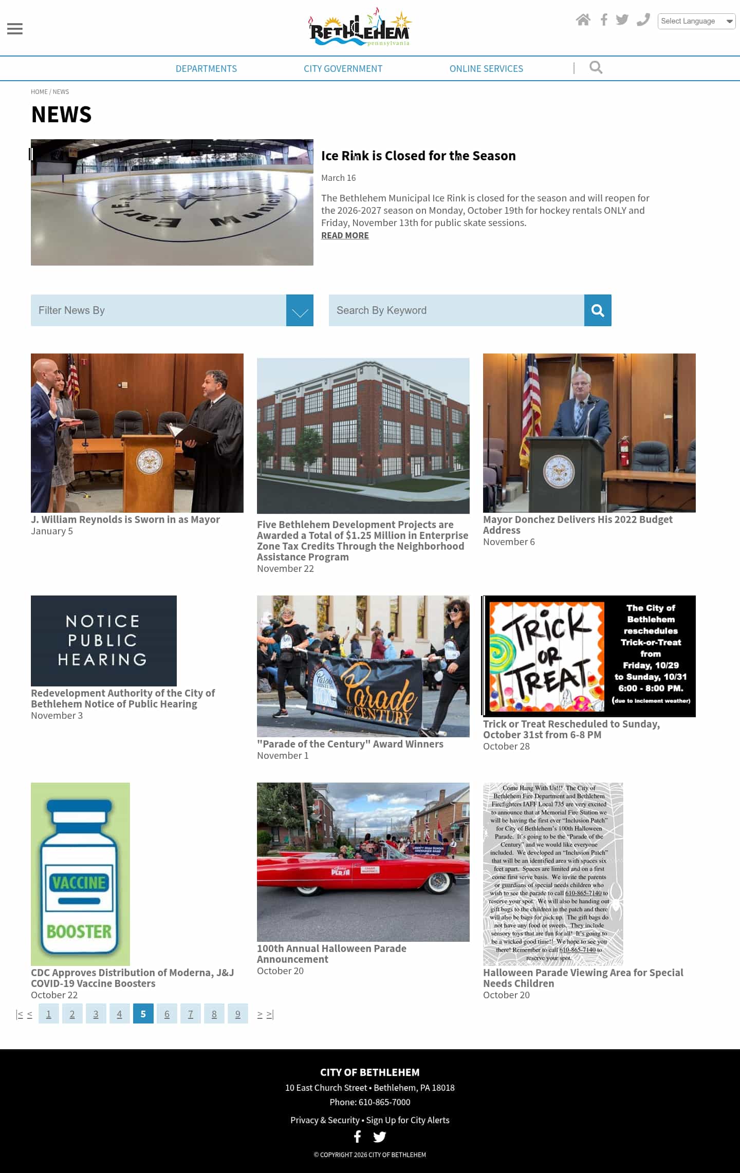 Latest website image capture