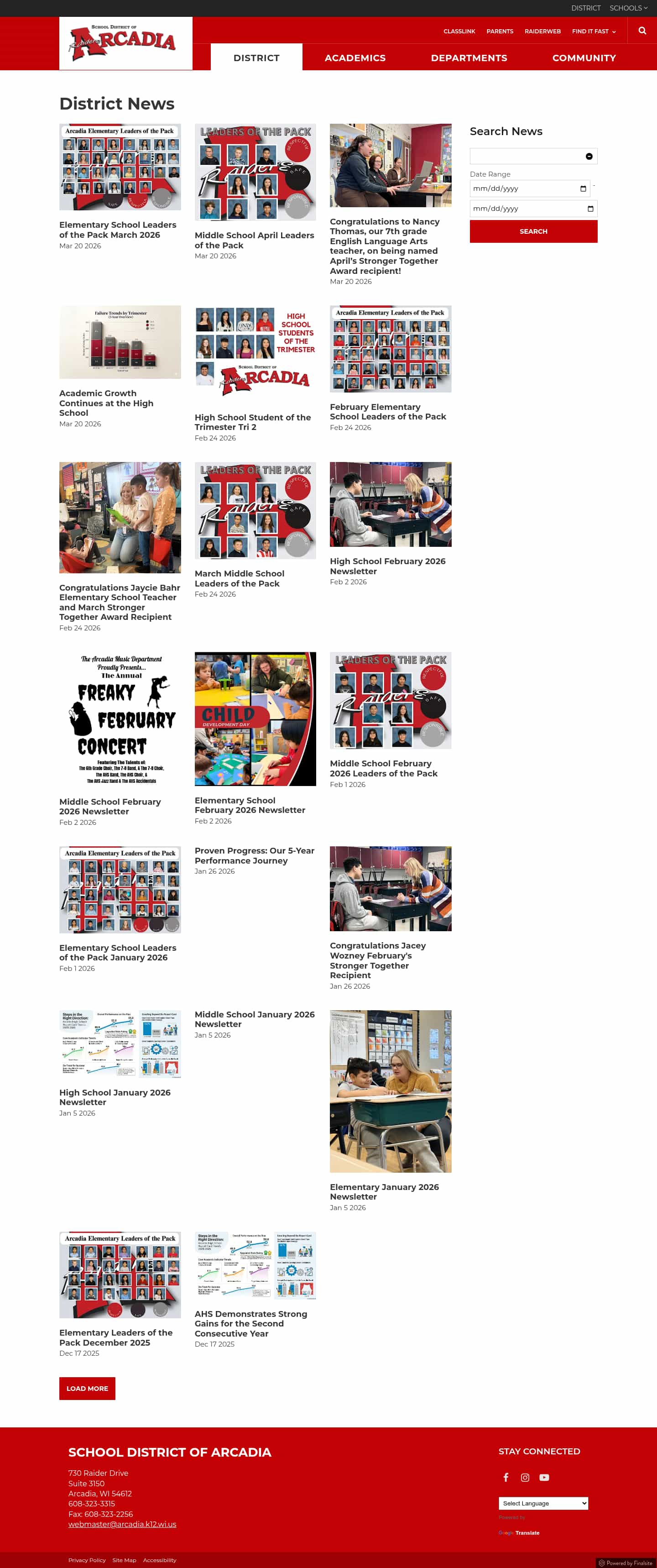 Latest website image capture