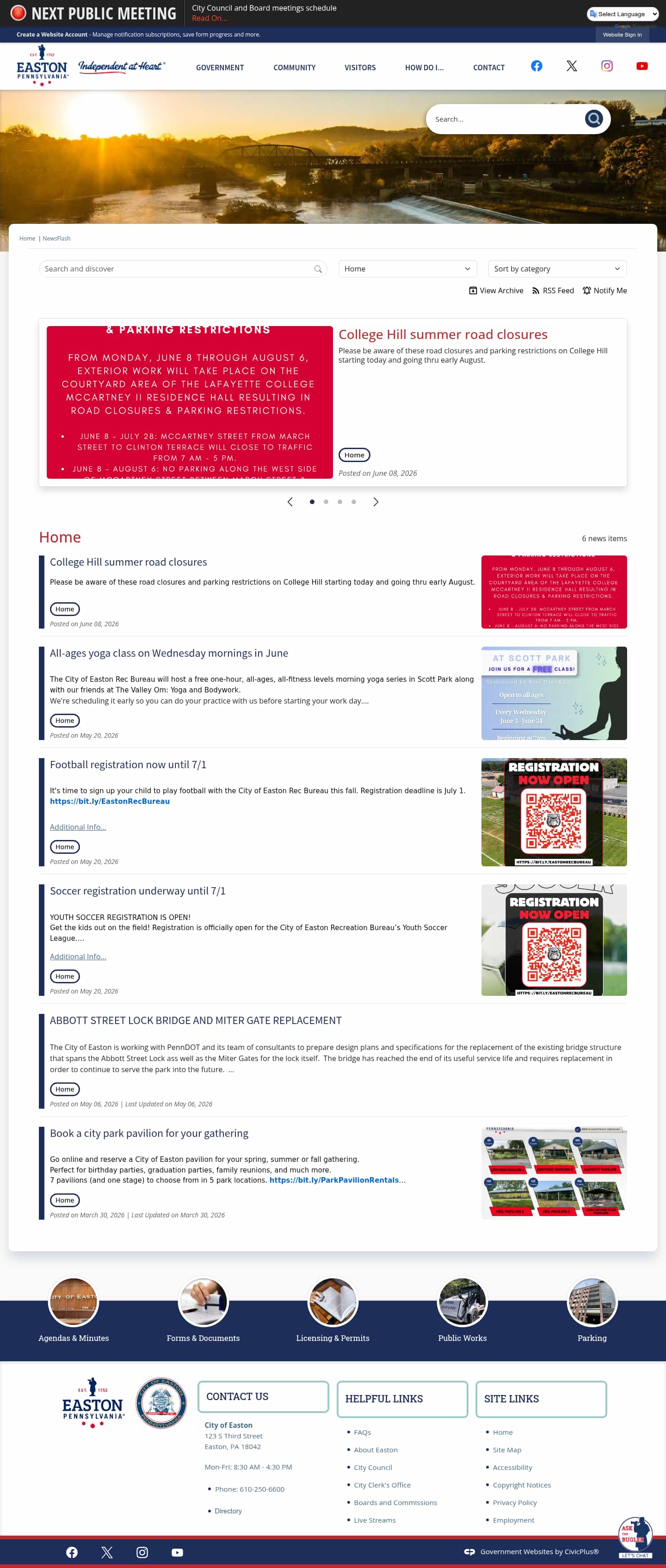 Latest website image capture