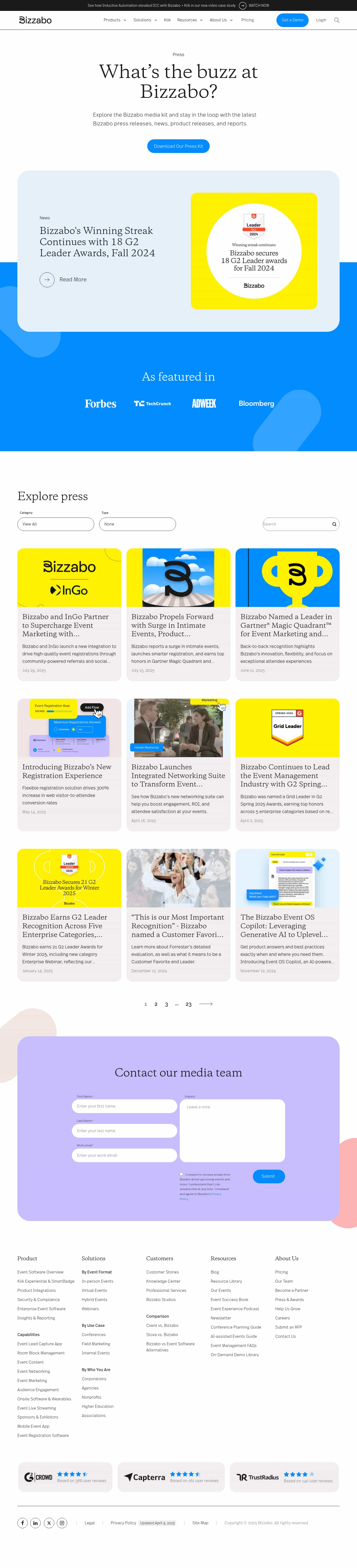 Latest website image capture