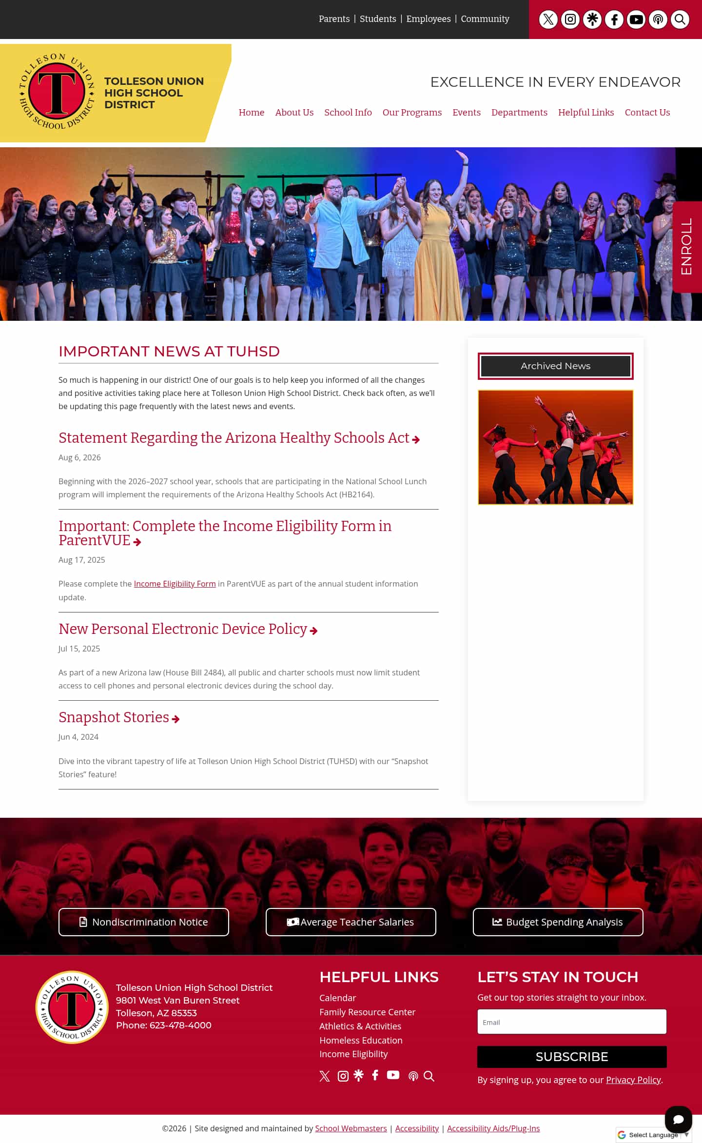 Latest website image capture