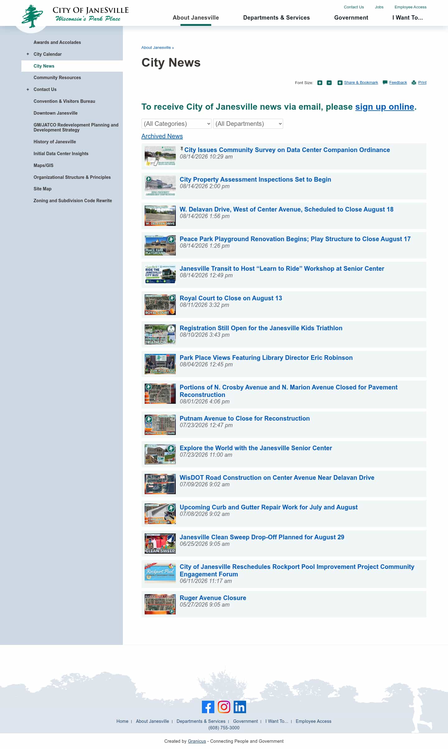 Latest website image capture