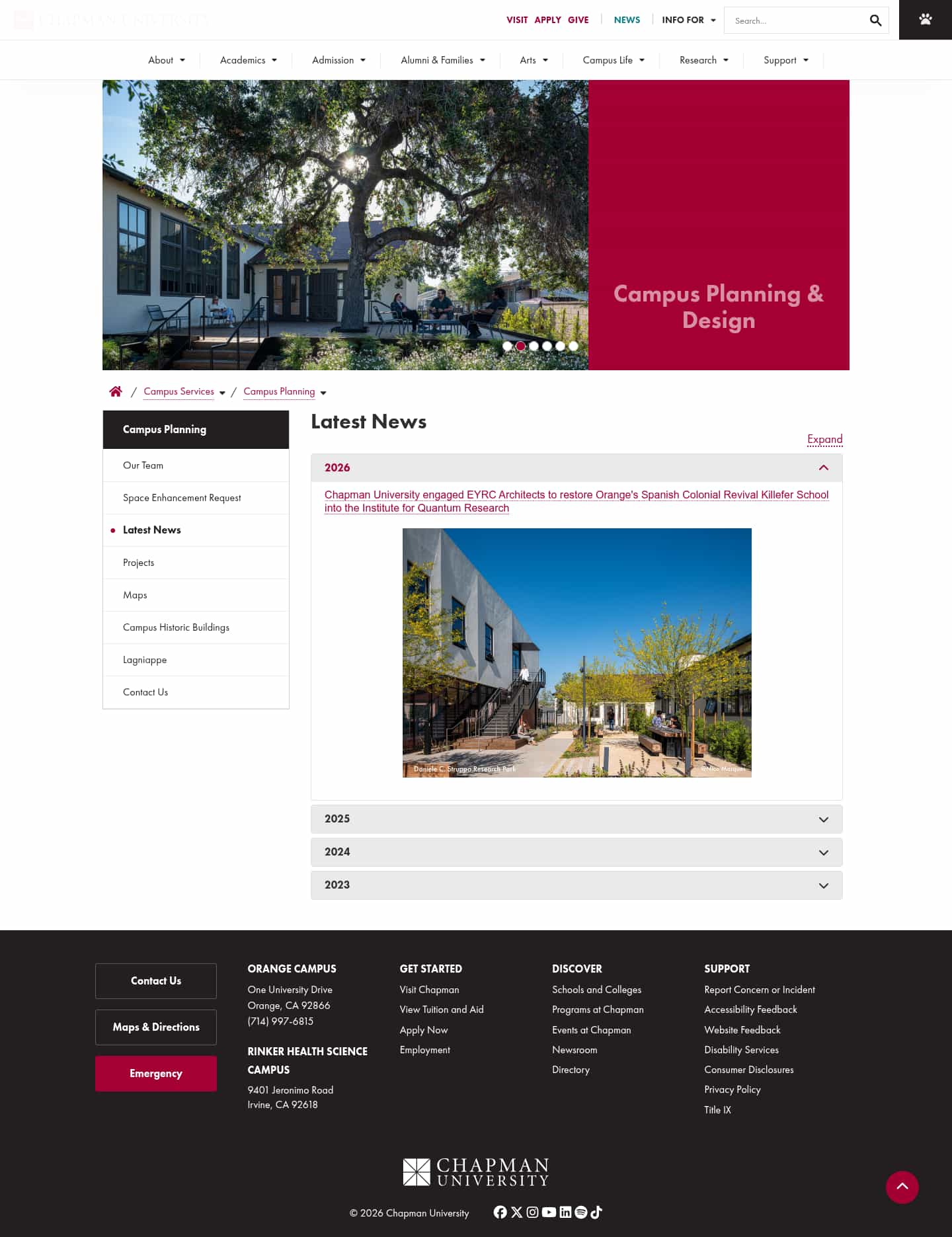 Latest website image capture