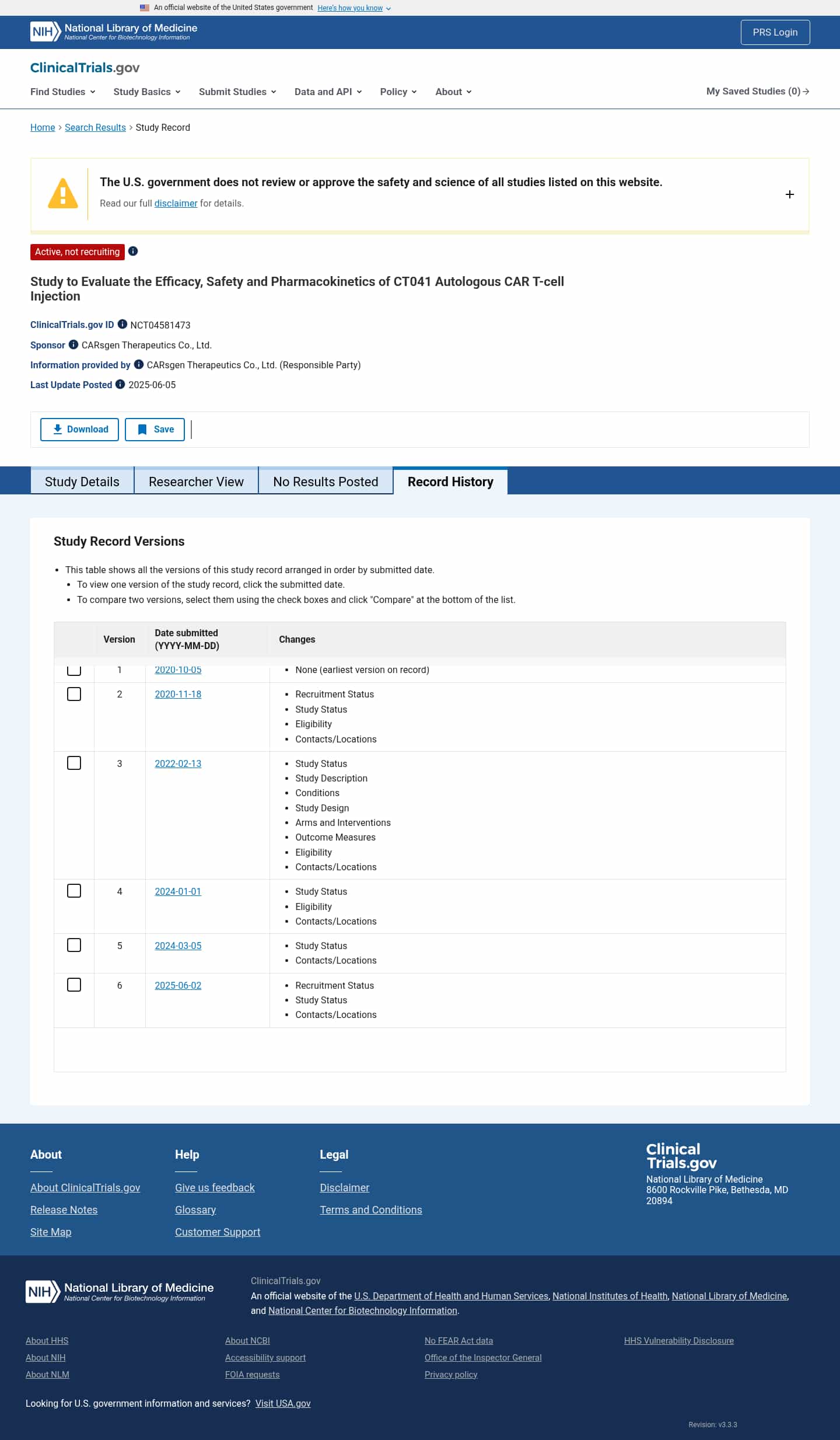 Latest website image capture