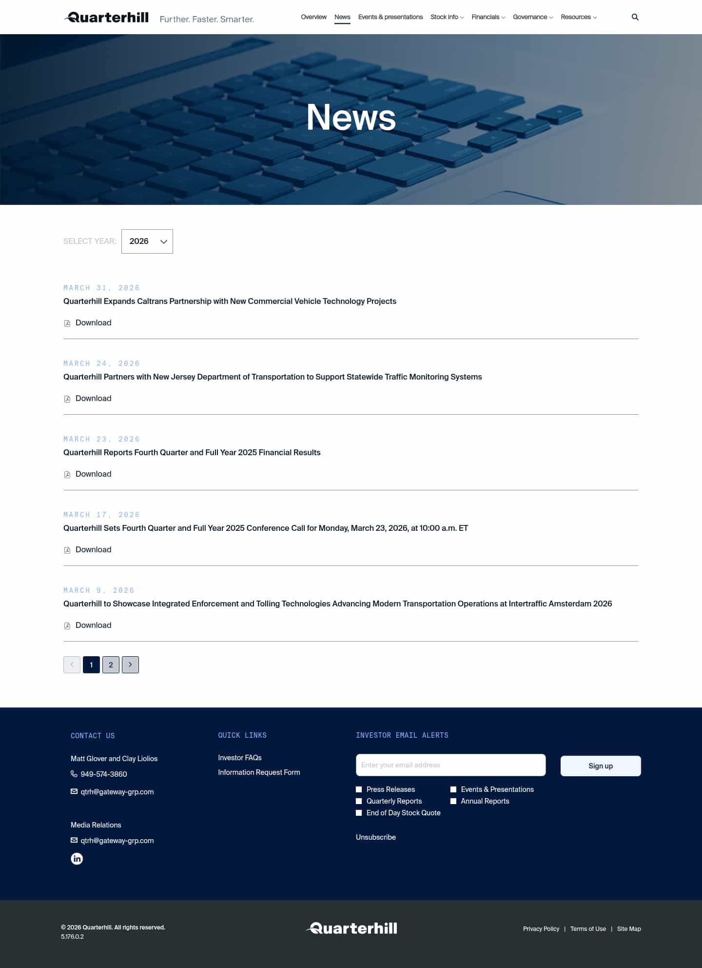 Latest website image capture