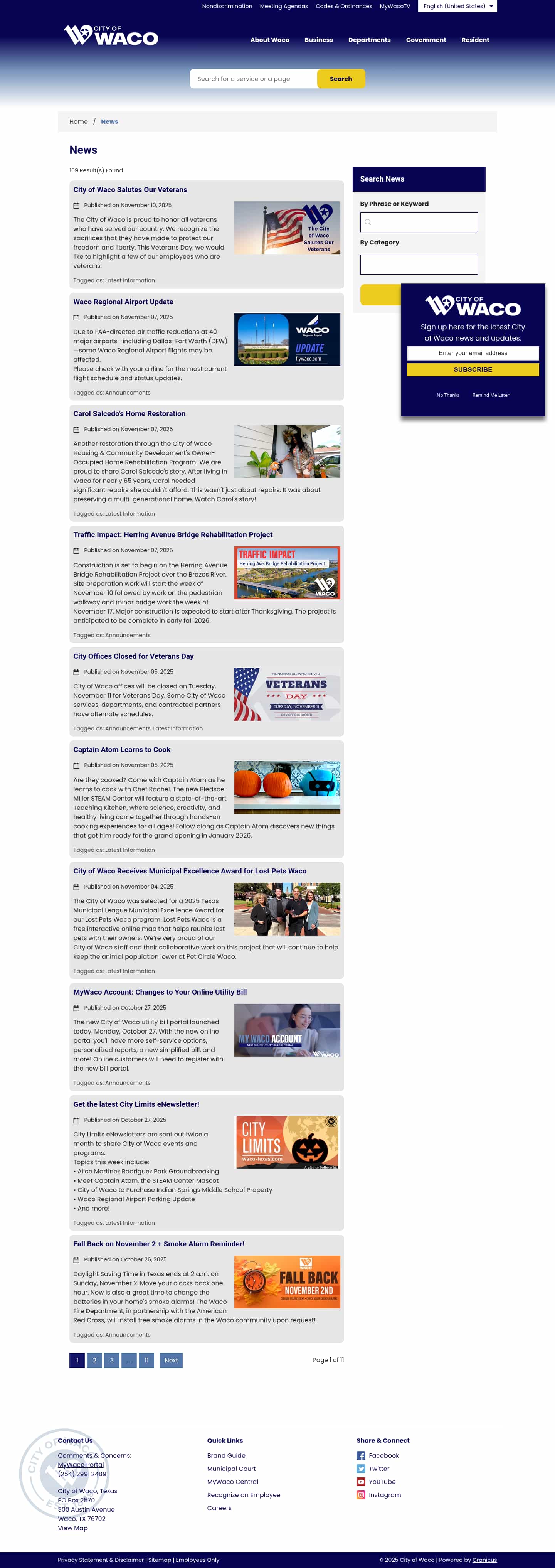 Latest website image capture