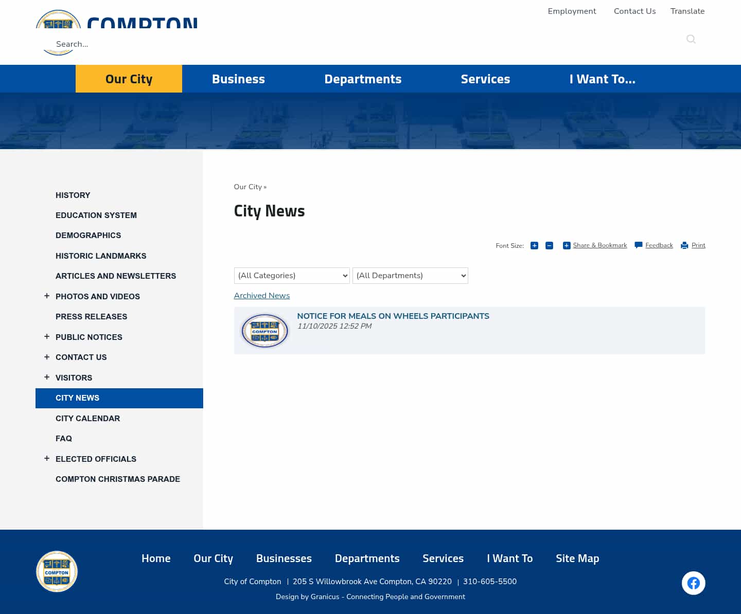 Latest website image capture