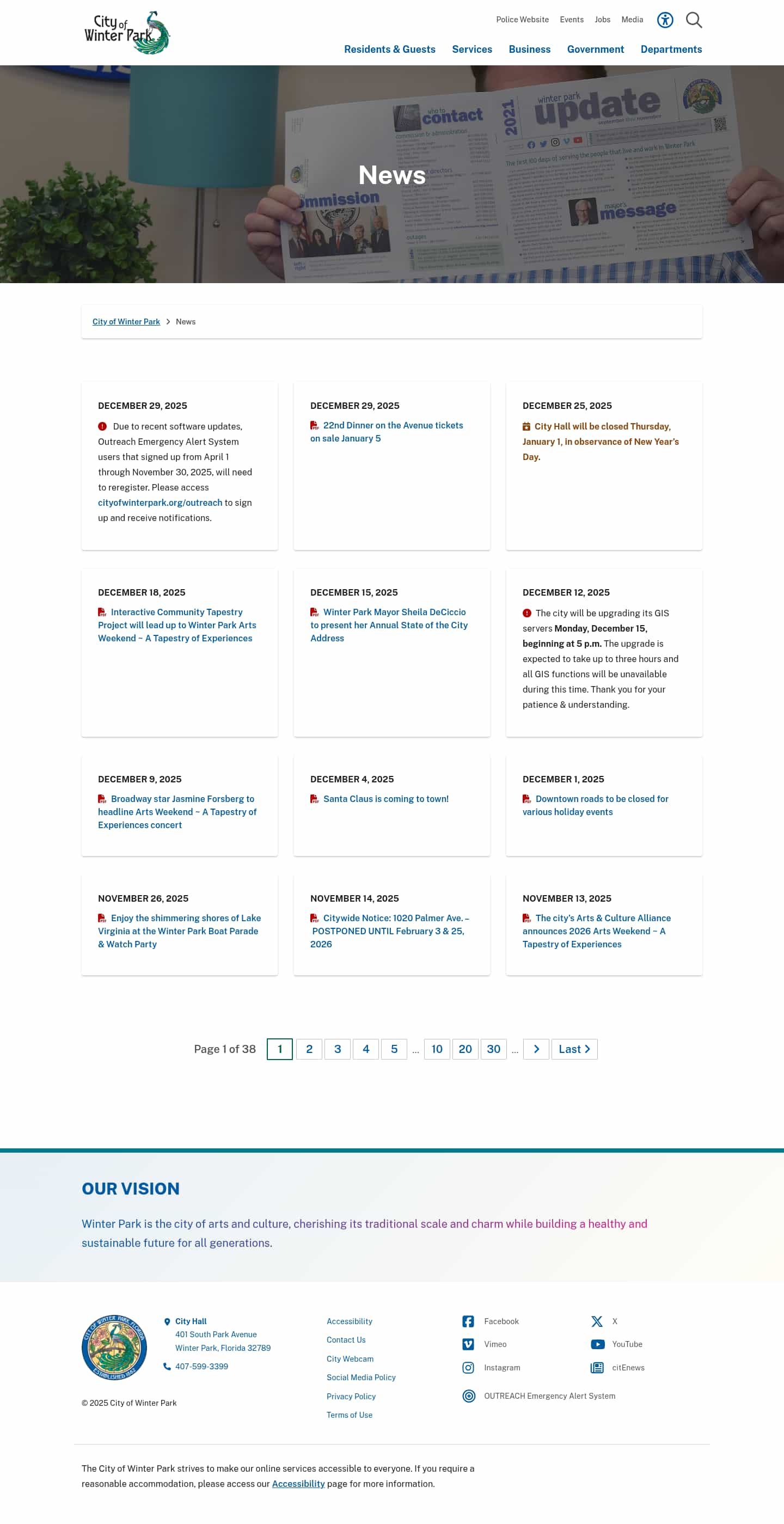 Latest website image capture