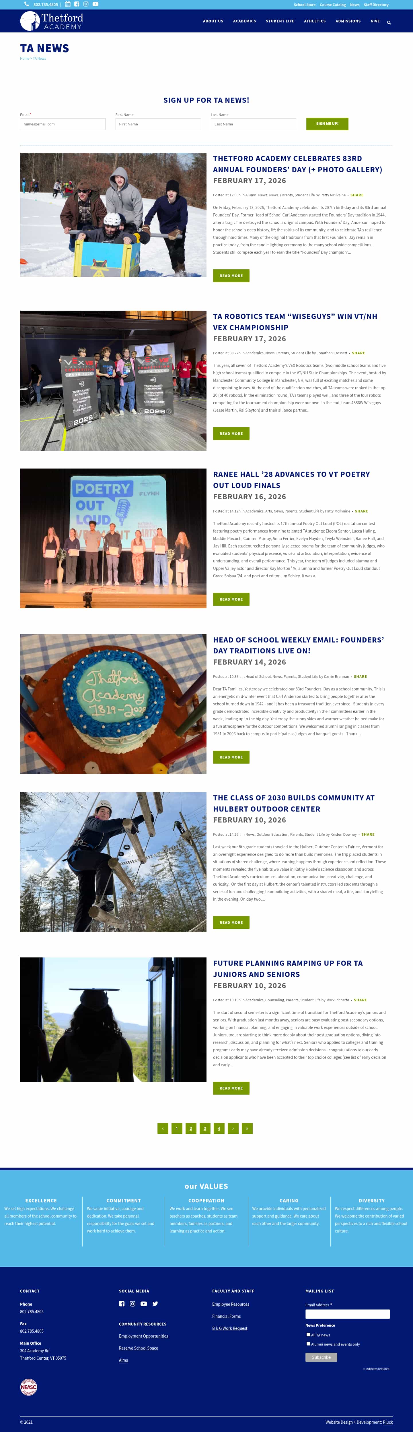 Latest website image capture