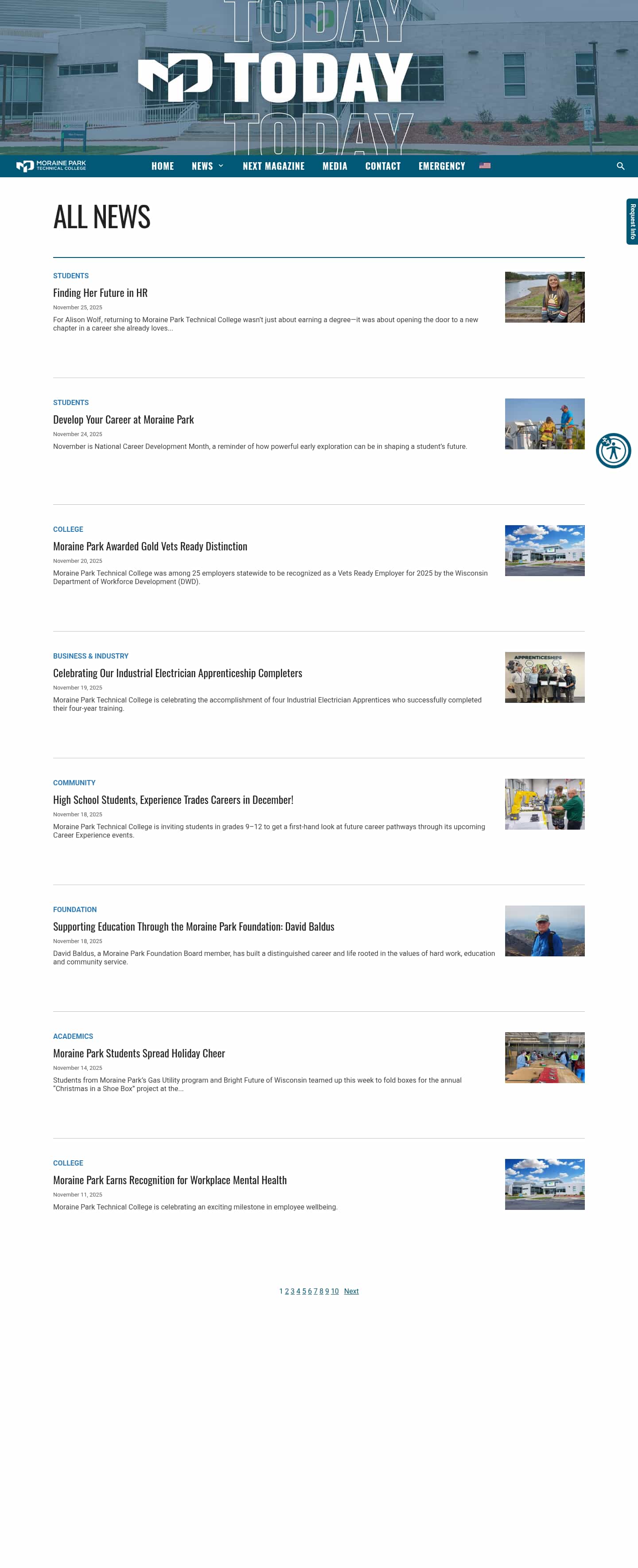 Latest website image capture